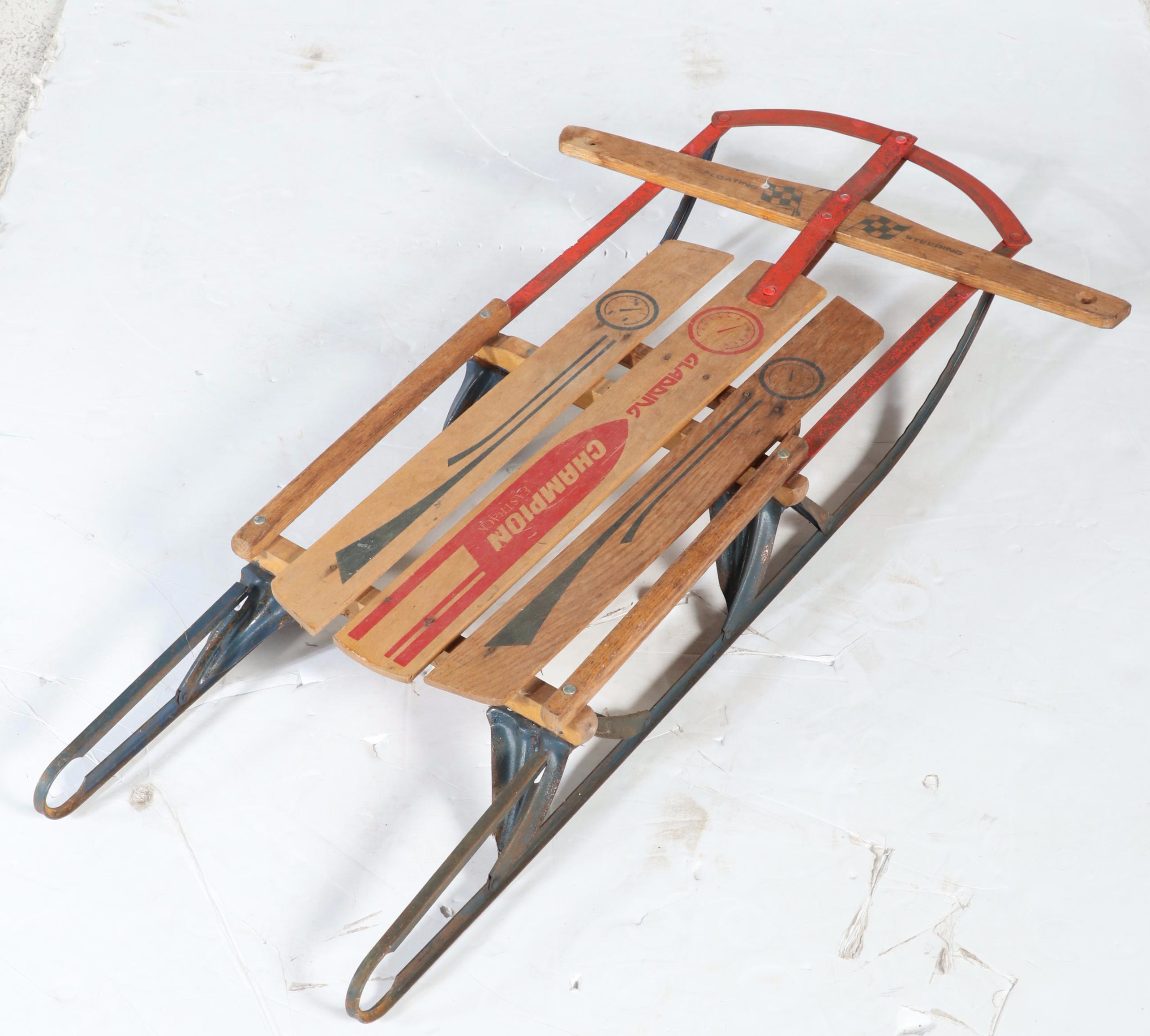 Gladding Champion Fastback and More Wood and Metal Sleds