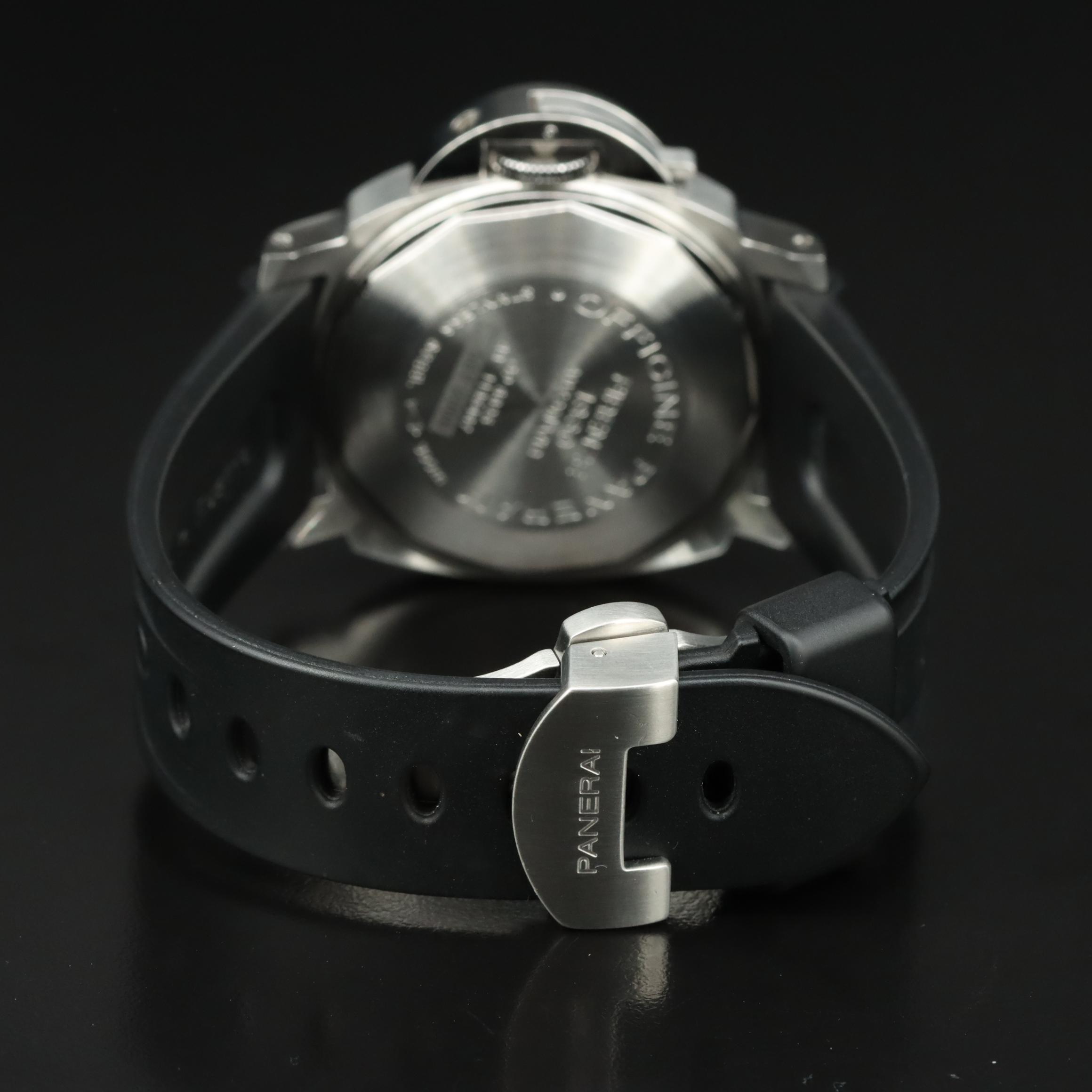 Panerai Luminor Date 40mm Steel Black Automatic Watch