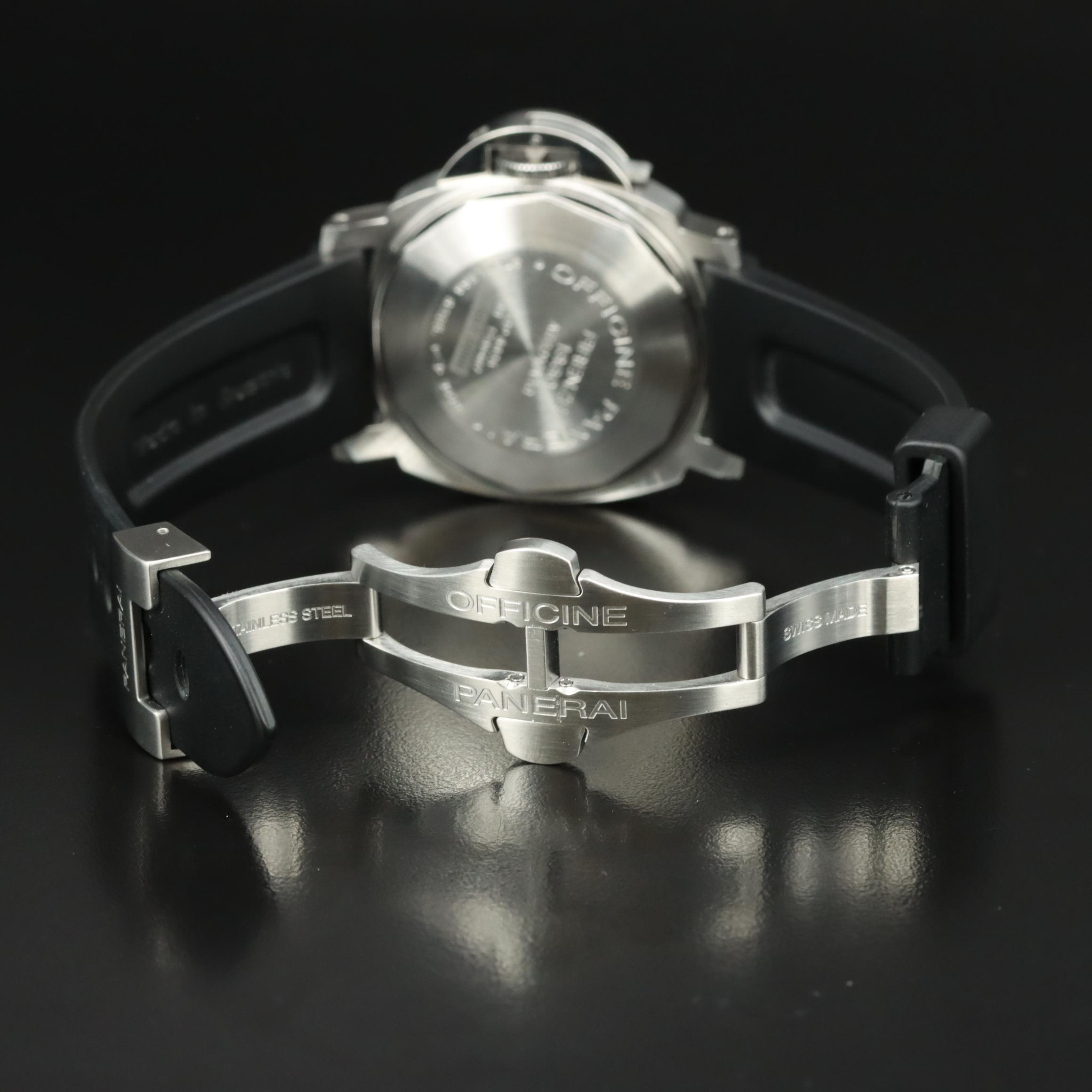 Panerai Luminor Date 40mm Steel Black Automatic Watch