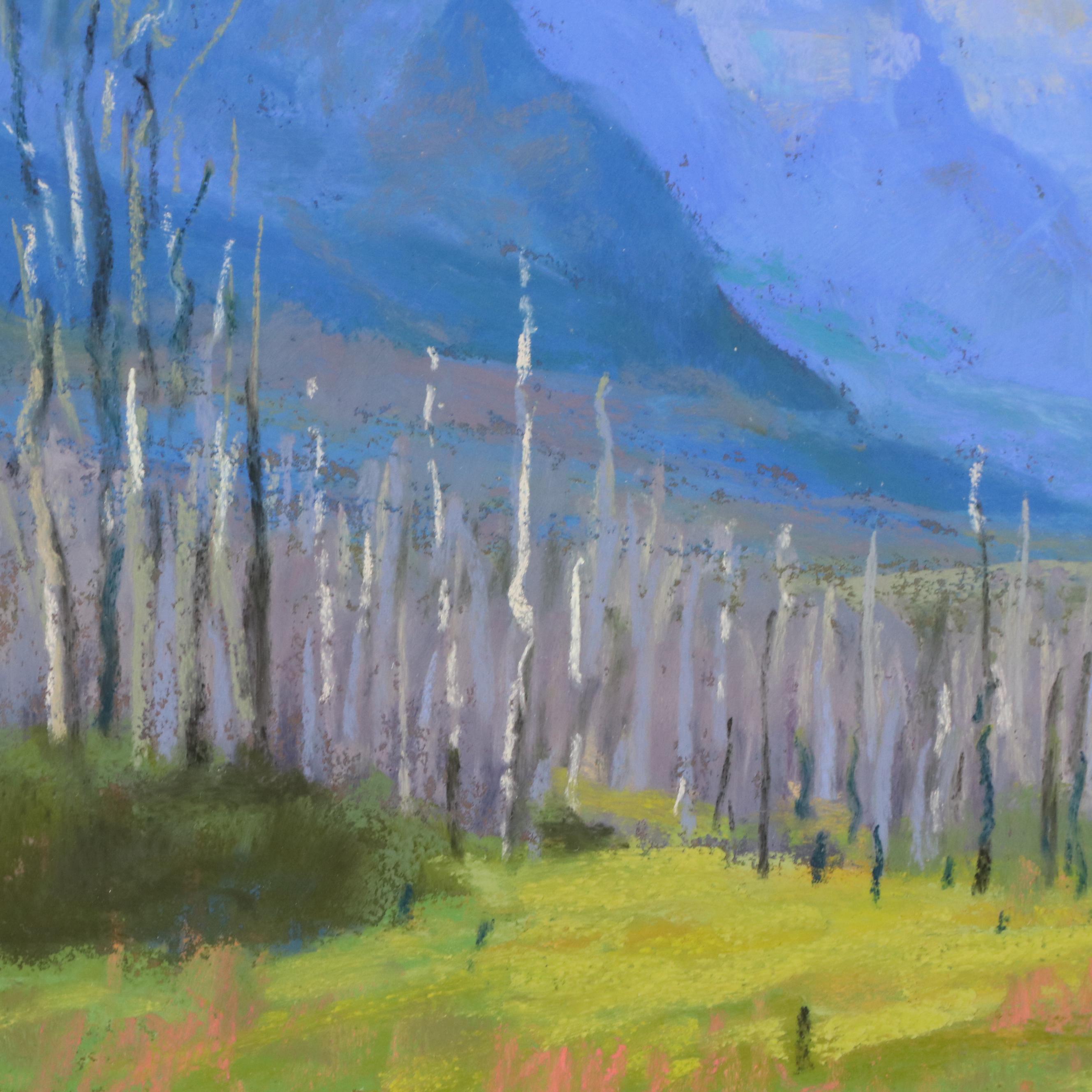 H. Steven Oiestad Oil Pastel Drawing "Road to Recovery," 2011