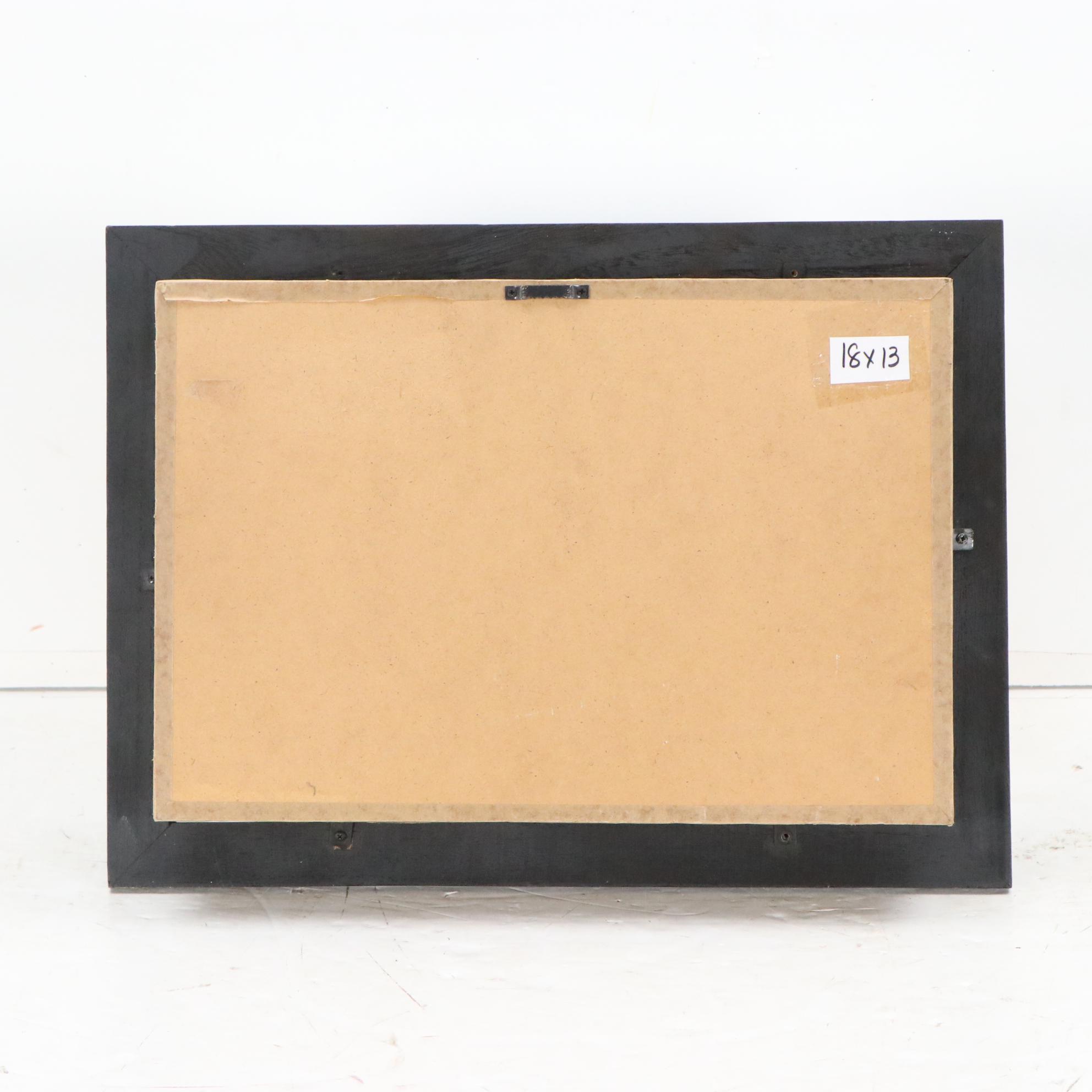 3D Shadowbox Diorama "Dogs Playing Poker", Late 20th Century