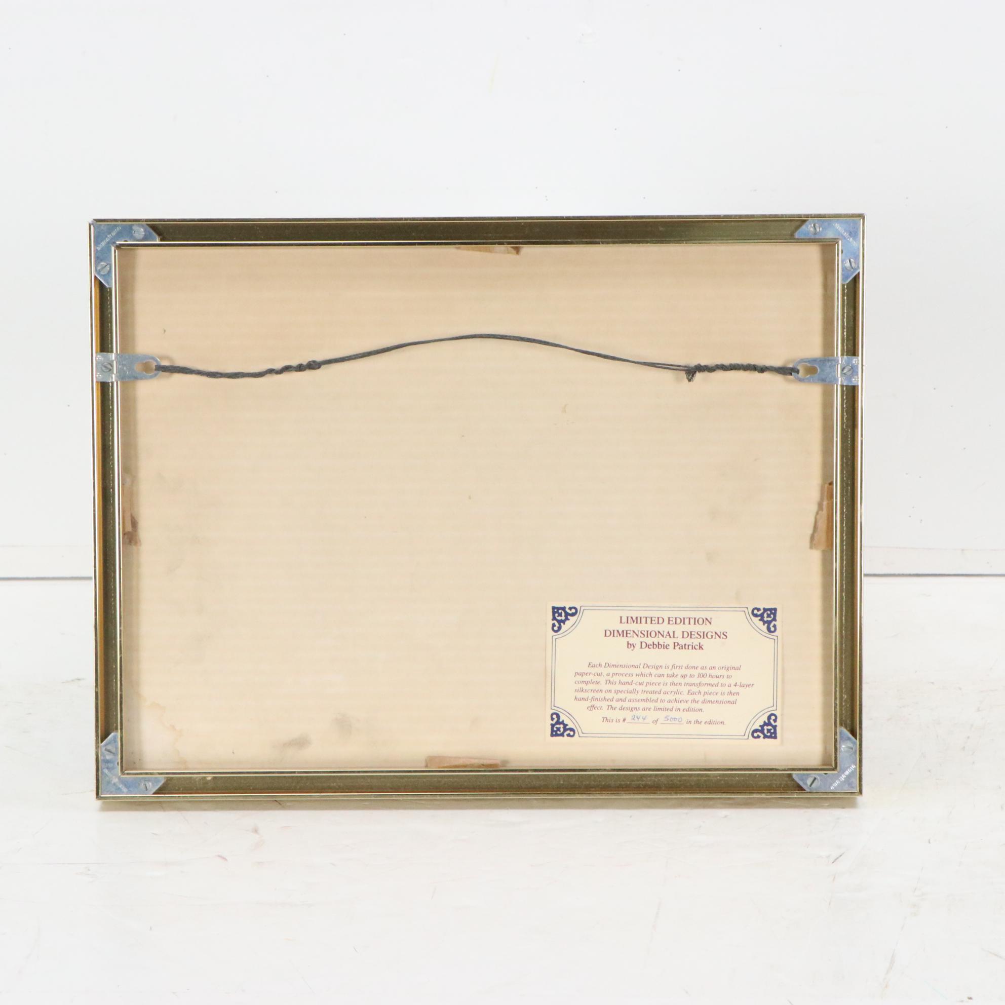 Debbie Patrick Dimensional Serigraph of Golden Gate Bridge, 20th Century