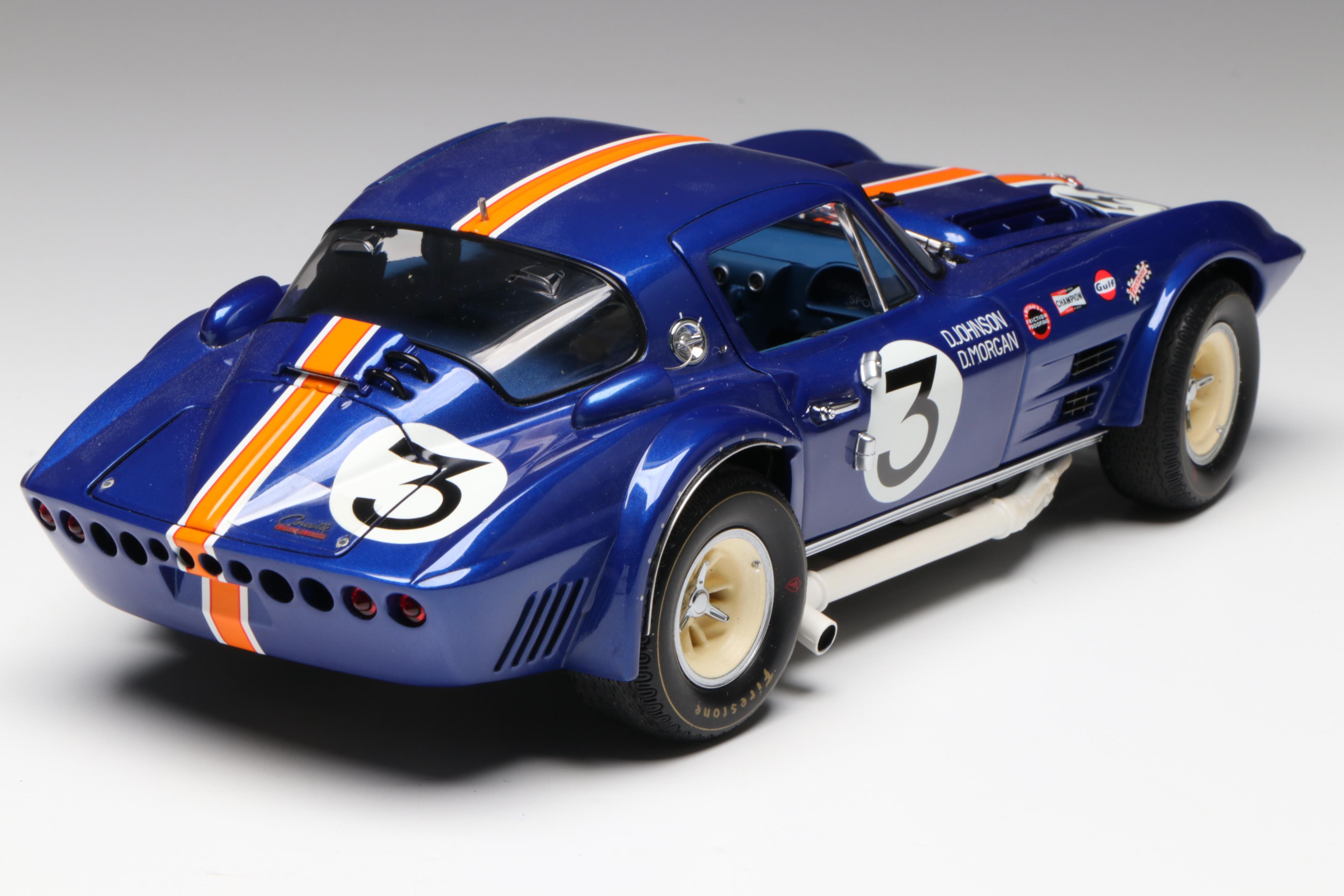 Exoto "1964 Corvette Grand Sport Coupe" Sebring 12 Hours Diecast Model Car