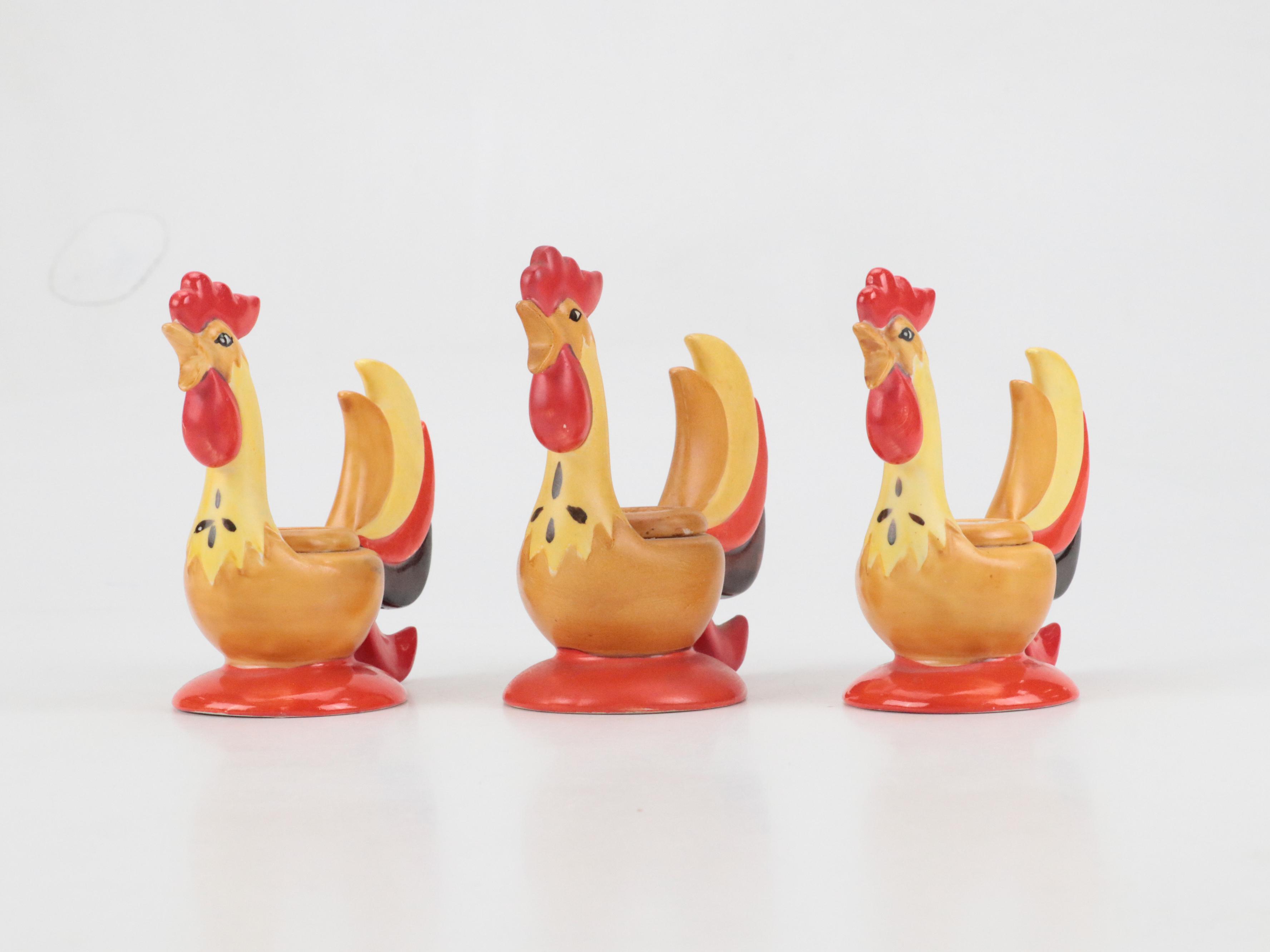 Holt Howard Ceramic Shakers, Candlesticks and Dishes, 1960
