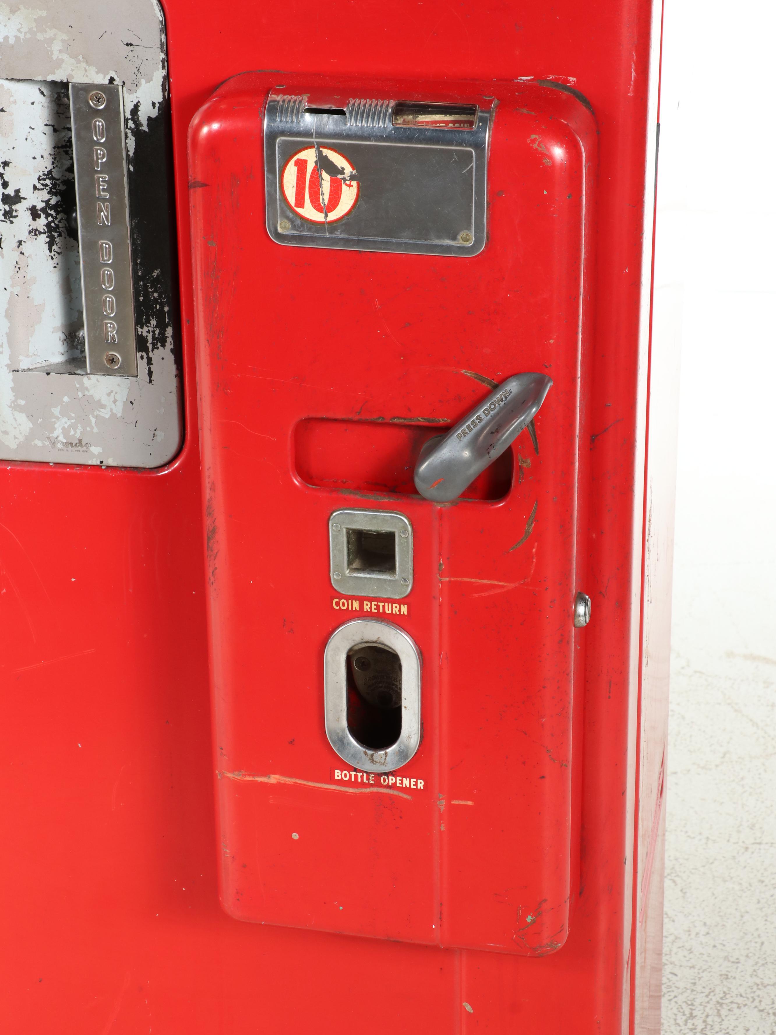 The Vendo Company for Coca-Cola "Model F39B" Vending Machine, Mid-20th Century