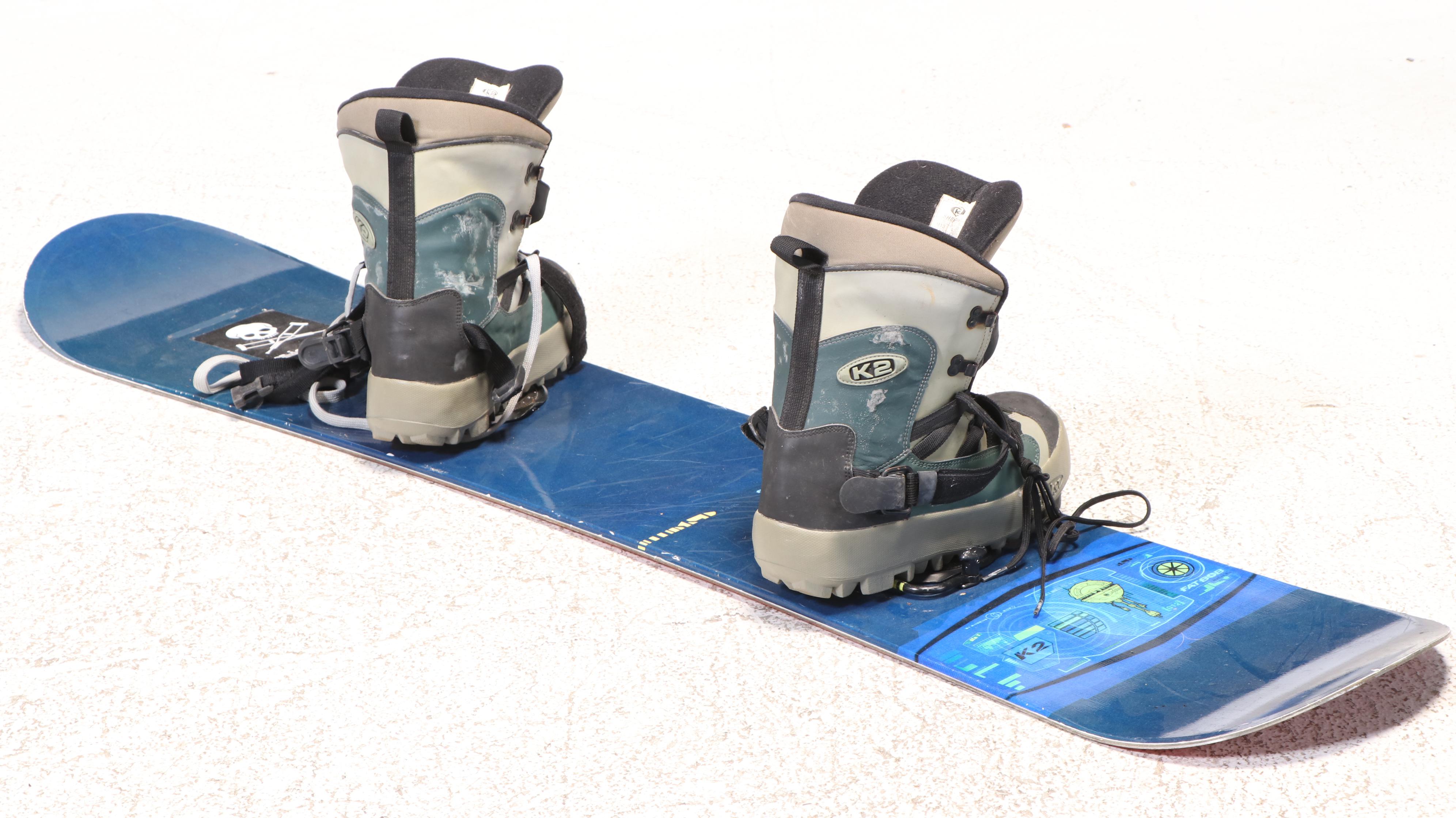 Men's Size 13 K2 Fat Bob Snowboard