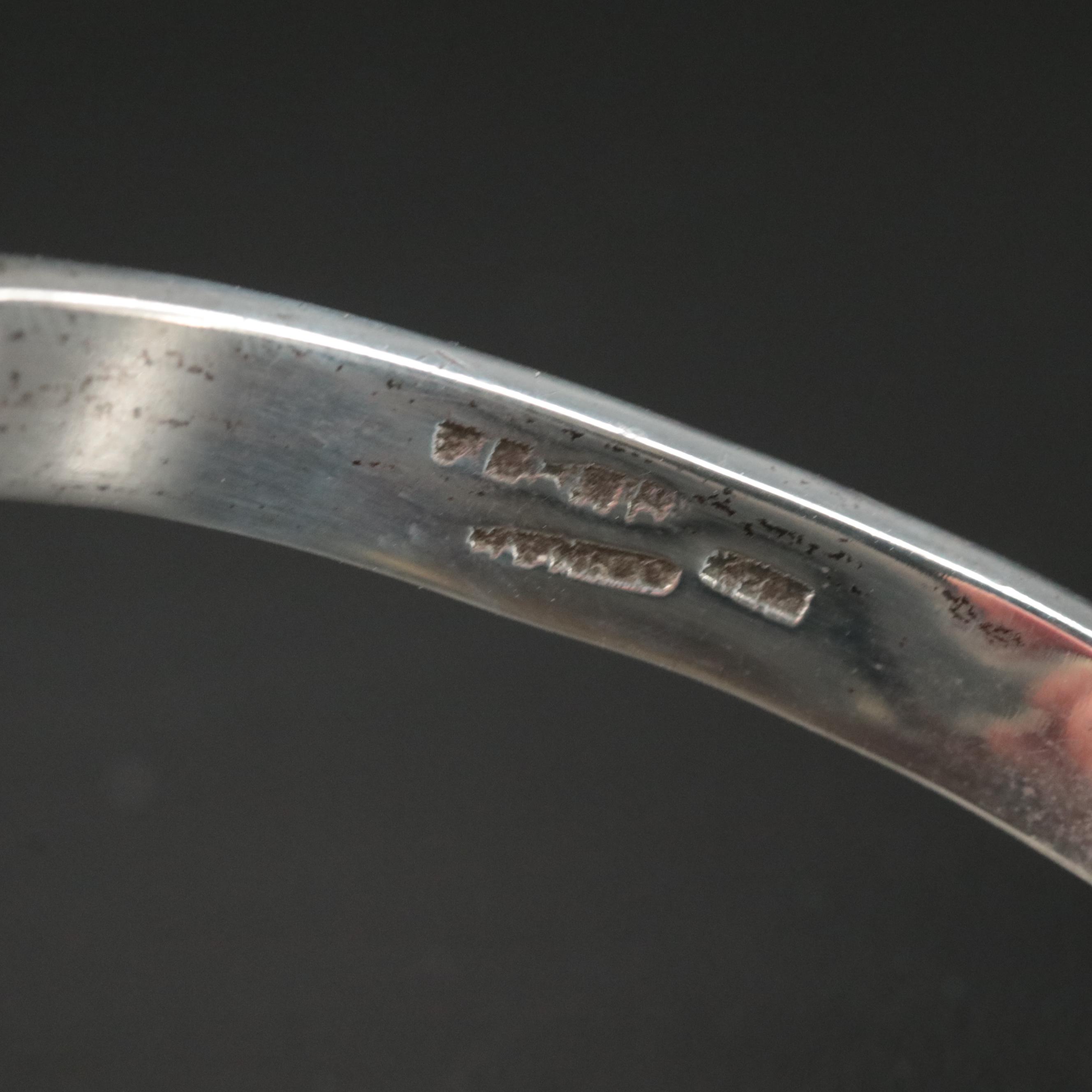 Mexican Sterling and 950 Silver Faux Stone and Resin Inlay Jewelry Set