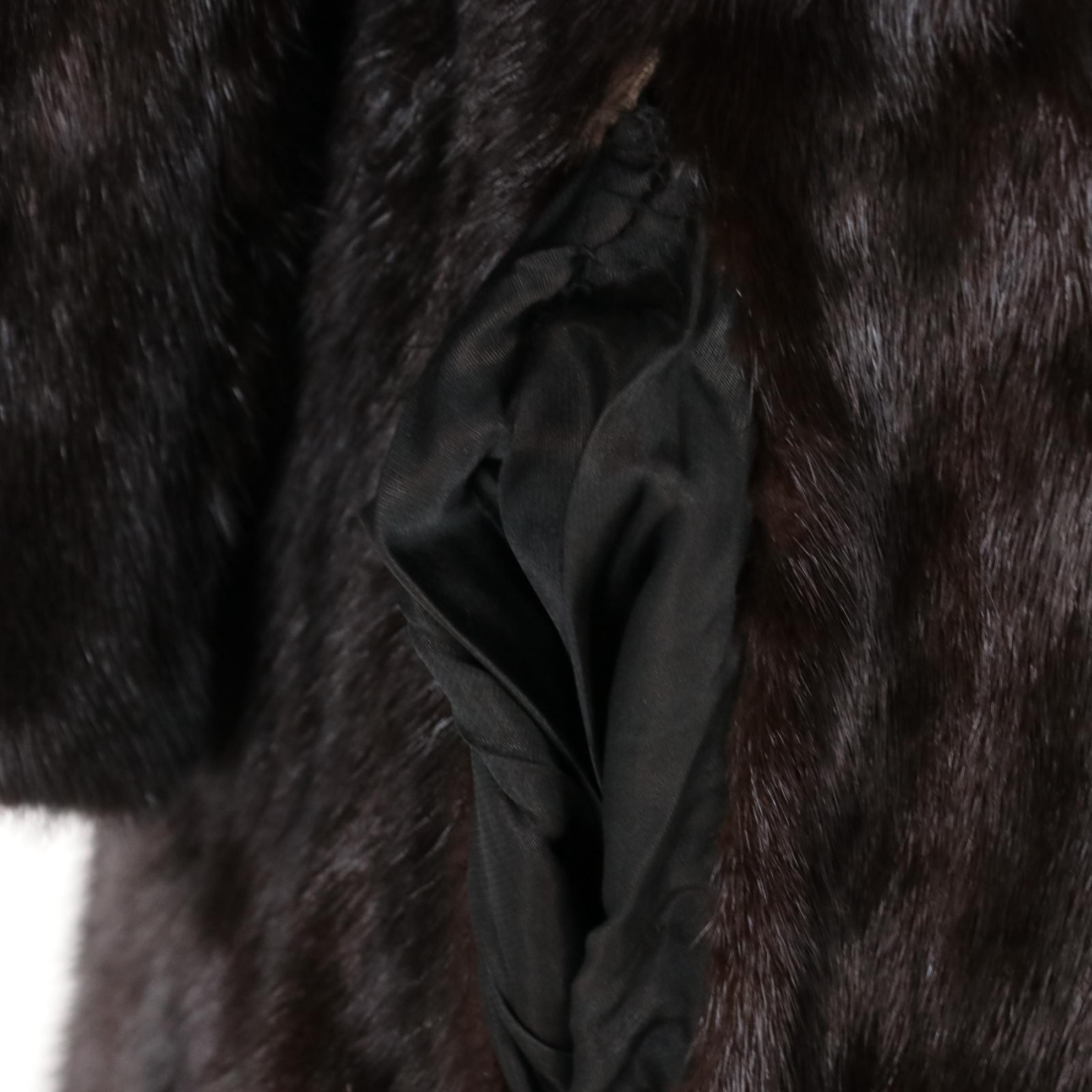 Mink Fur Hooded Coat from Black Diamond Mink