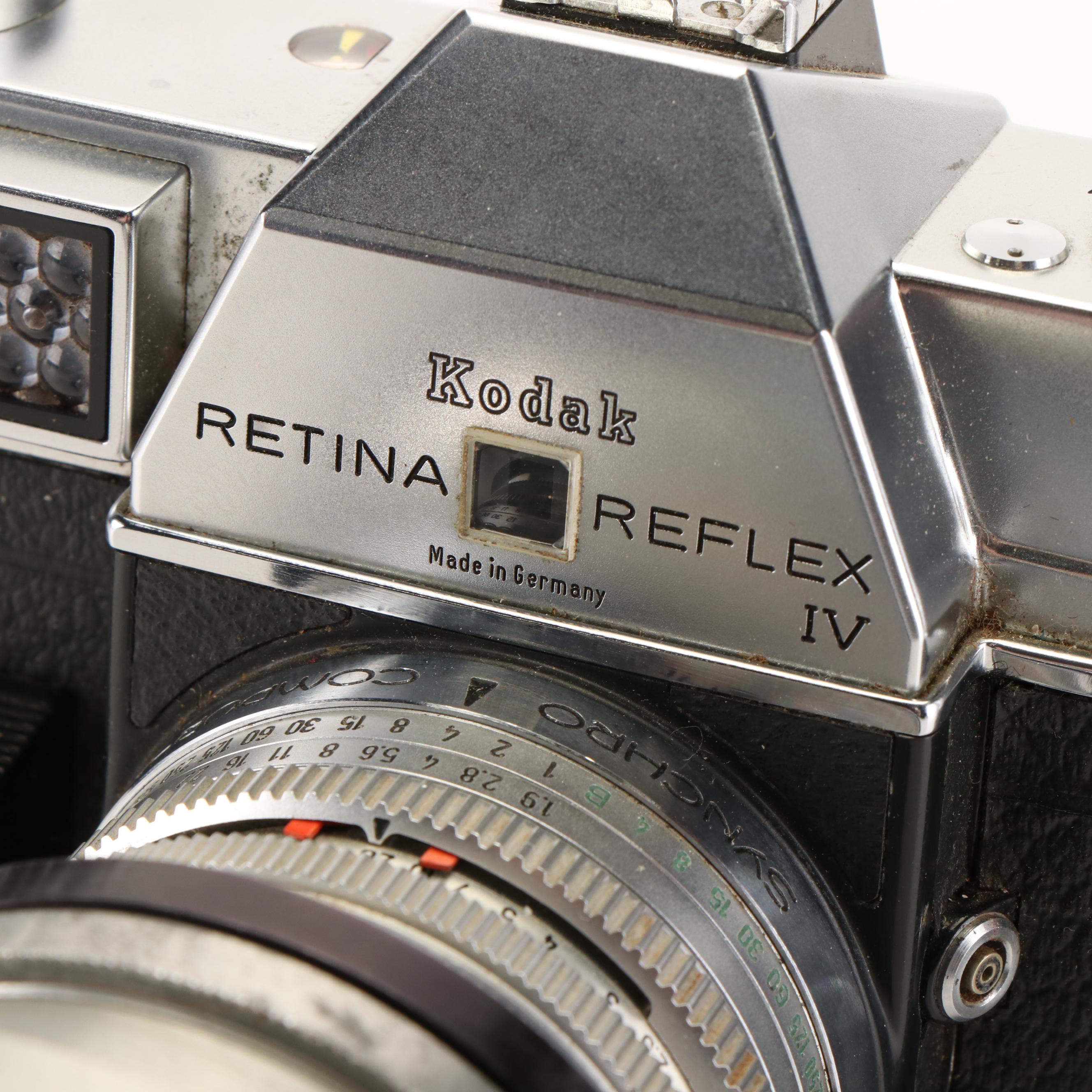 Kodak Retina Reflex IV Camera with Lens and More Camera Accessories