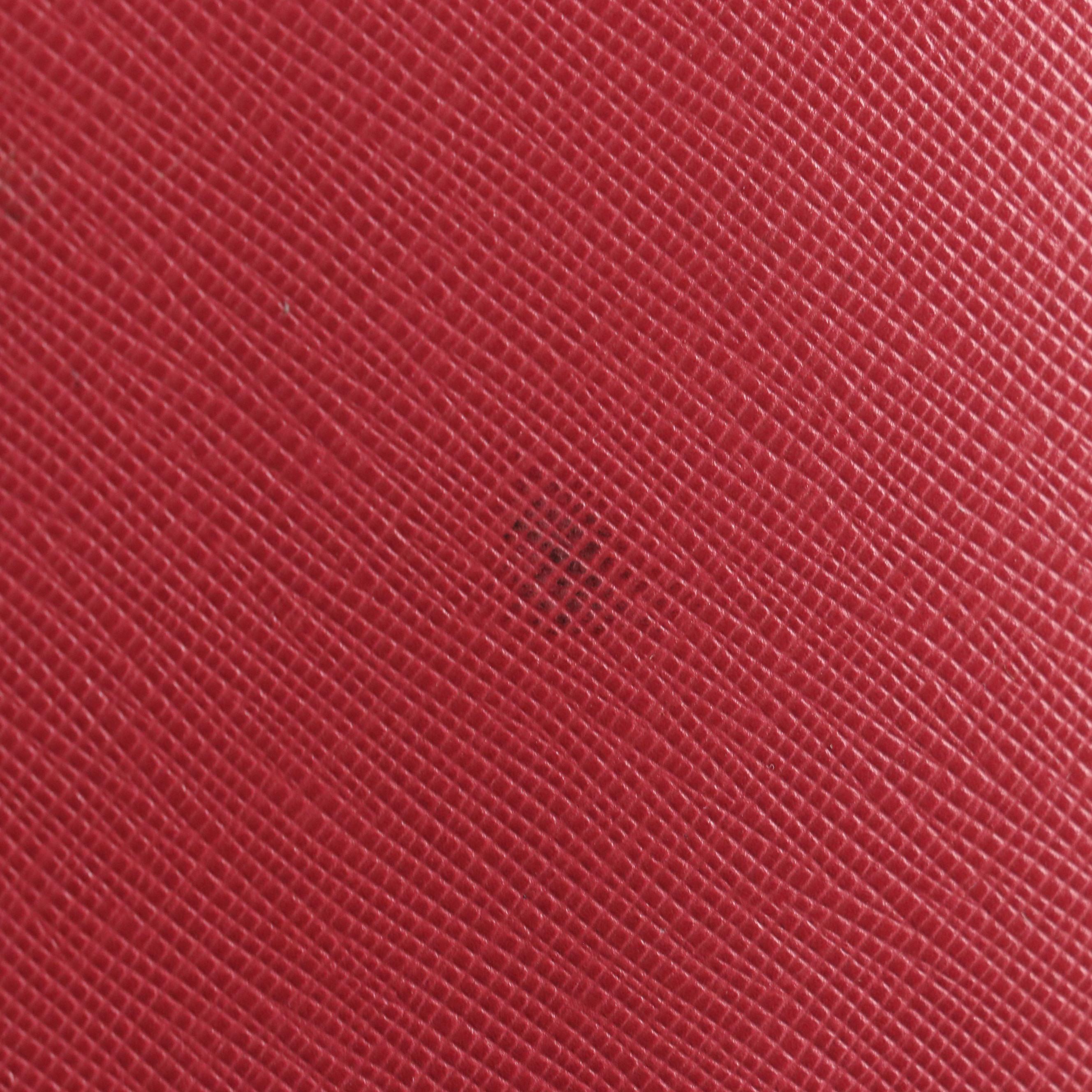 Prada Small Double Zip Galleria Handbag in Peonia Pink Saffiano Lux Leather