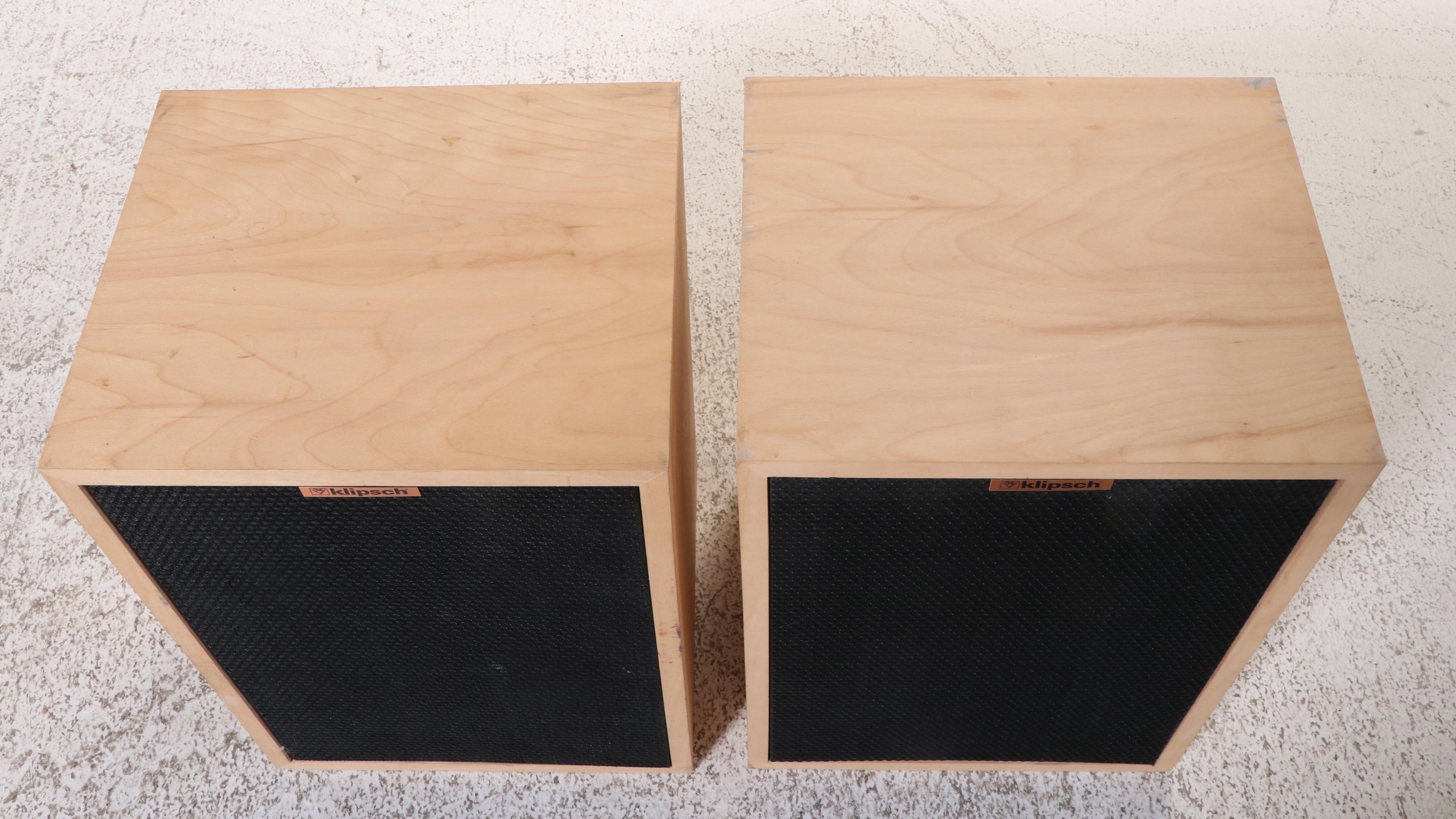 Klipsch Heresy II HBR Floor Standing Speakers, Late 20th Century