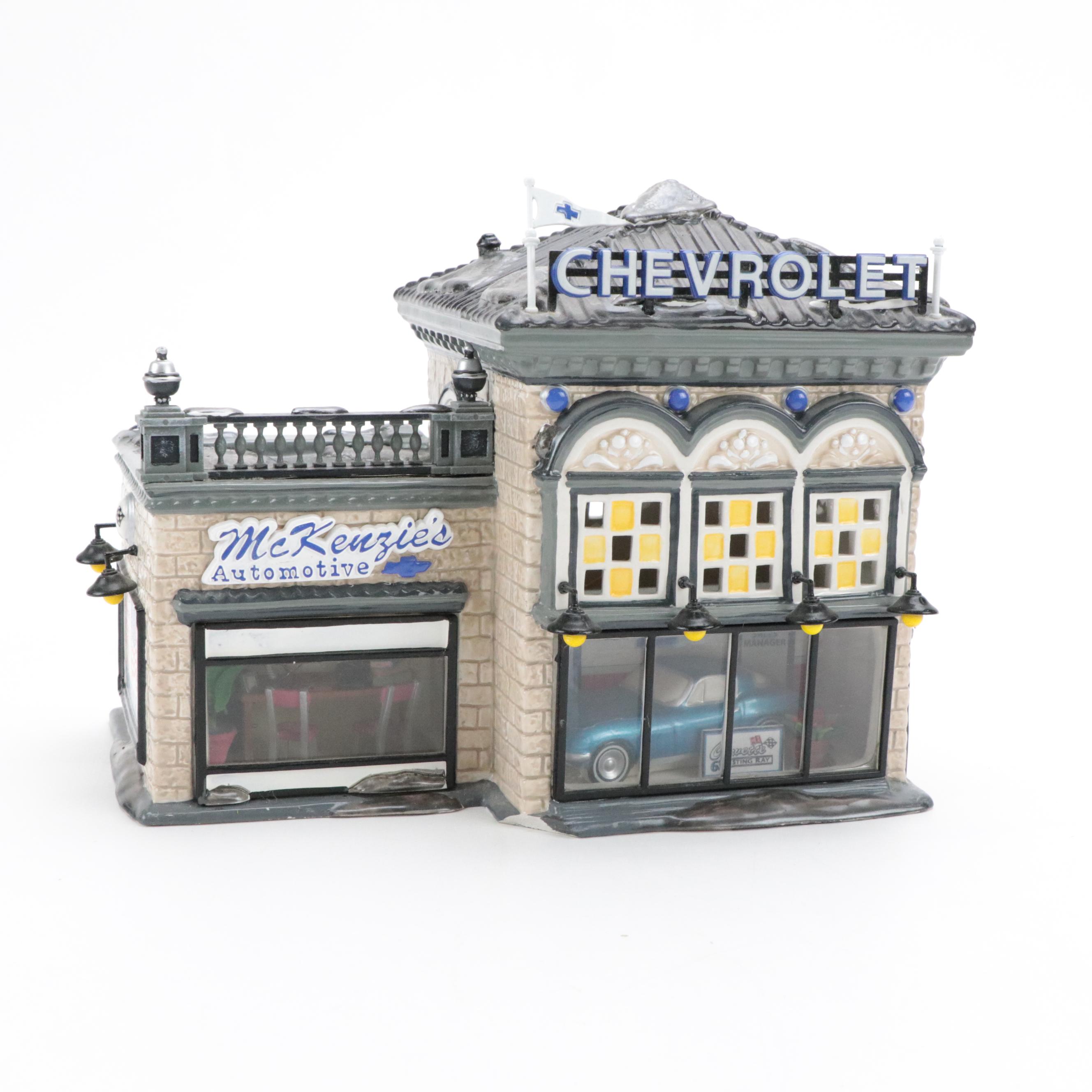 Department 56 "McKenzie's Chevrolet," "Krispy Kreme," and More Collectibles