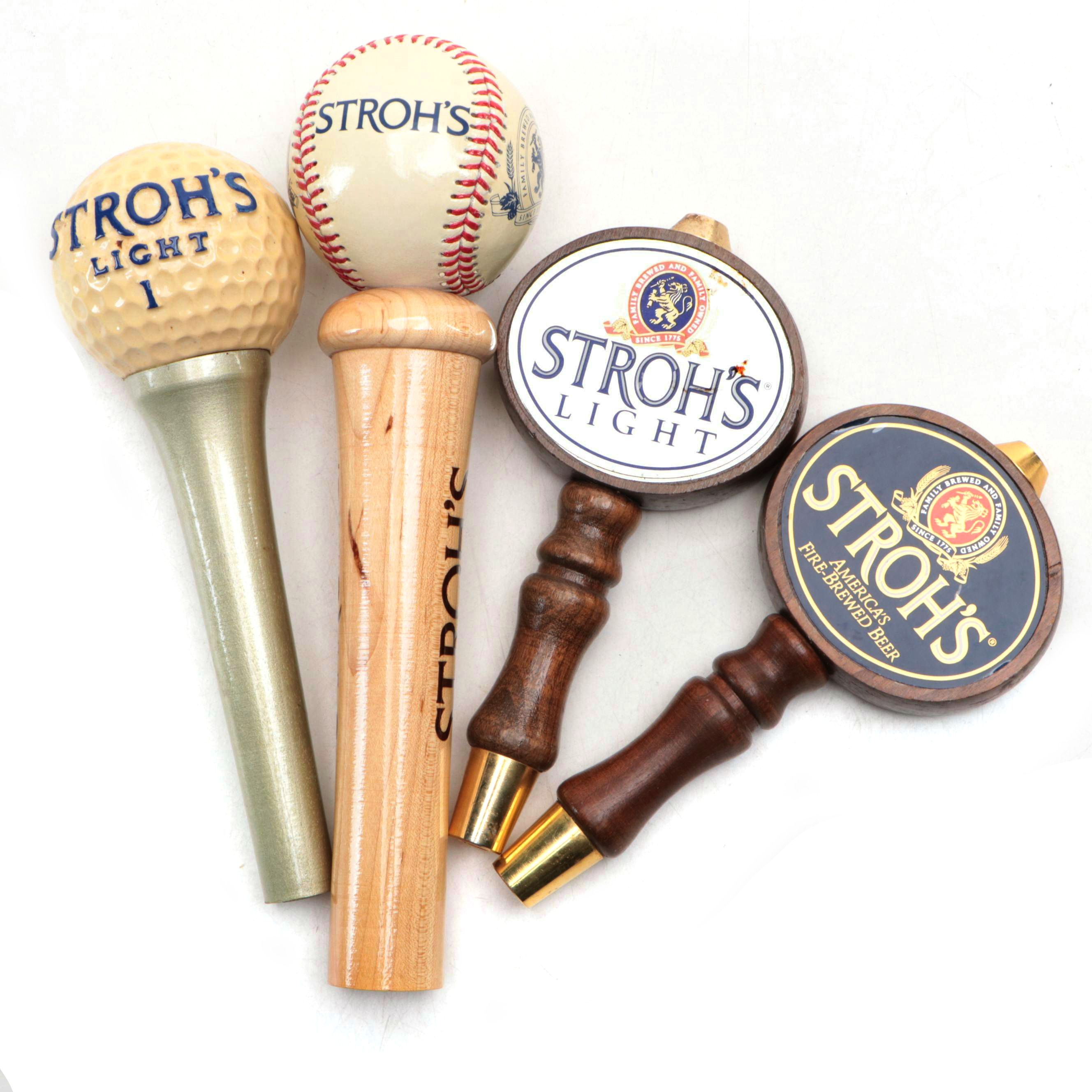 Stroh's Beer Tap Handles