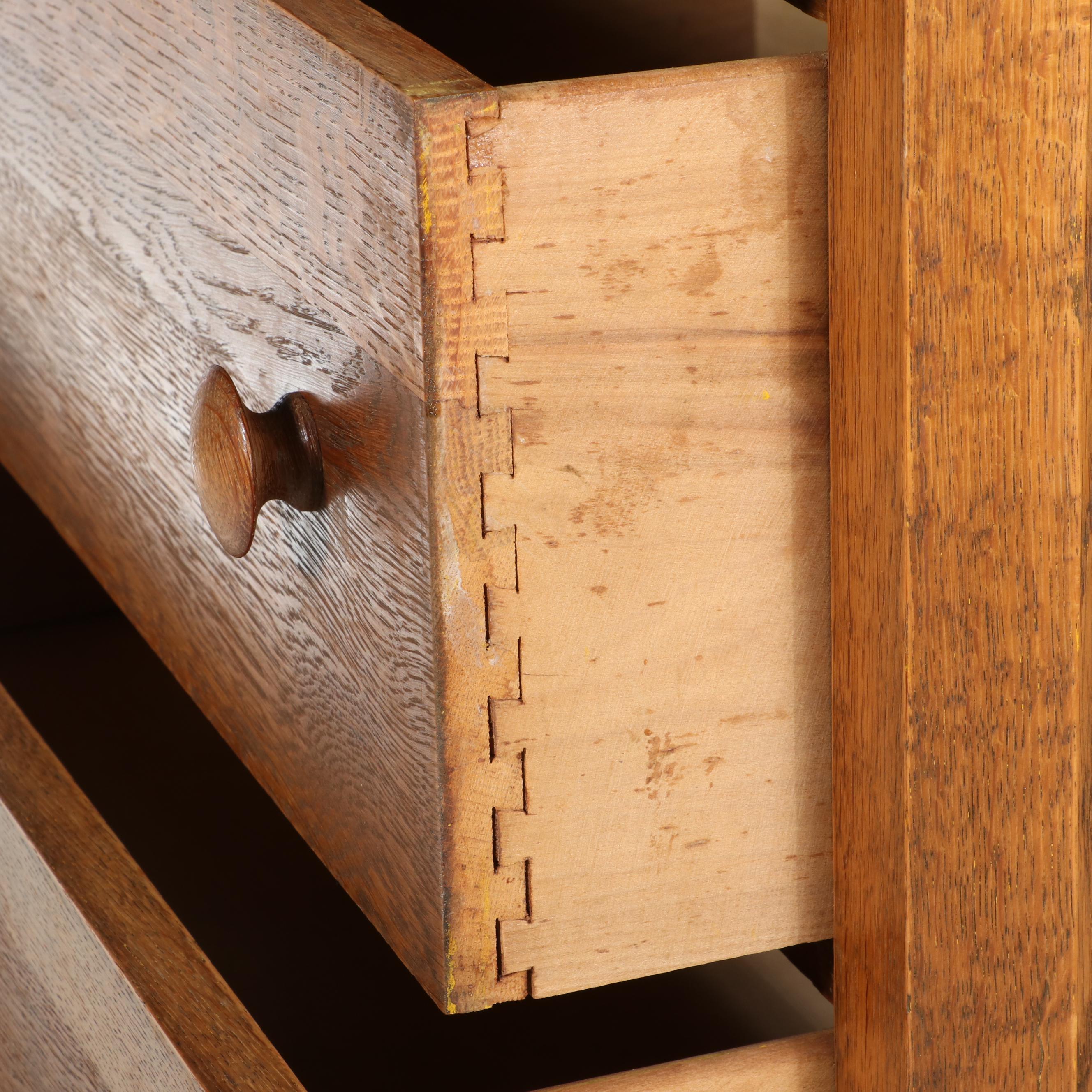 Oak Five-Drawer Chest, Early 20th Century