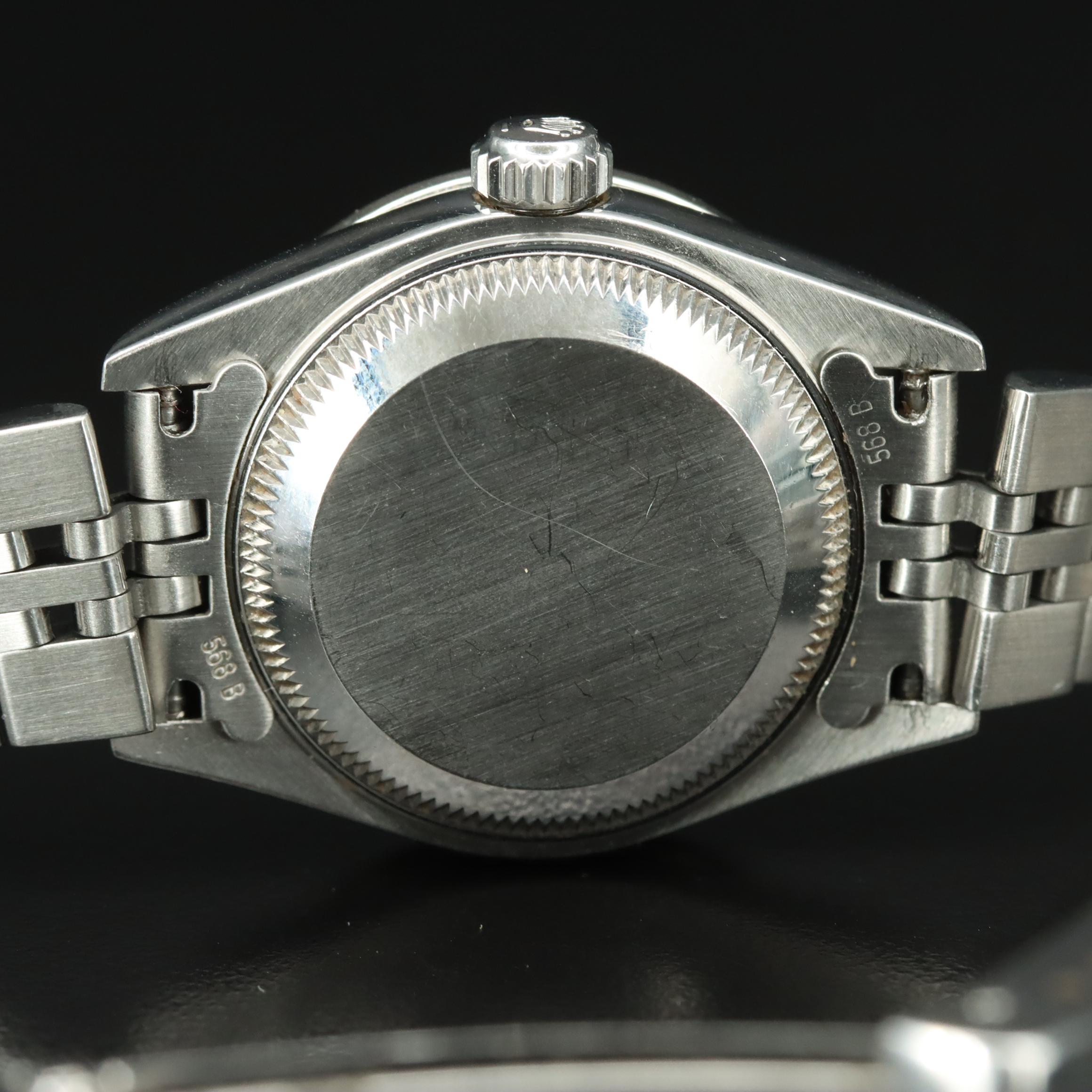 Rolex Factory Diamond Rhodium Dial, Custom Diamond Bezel Datejust Watch