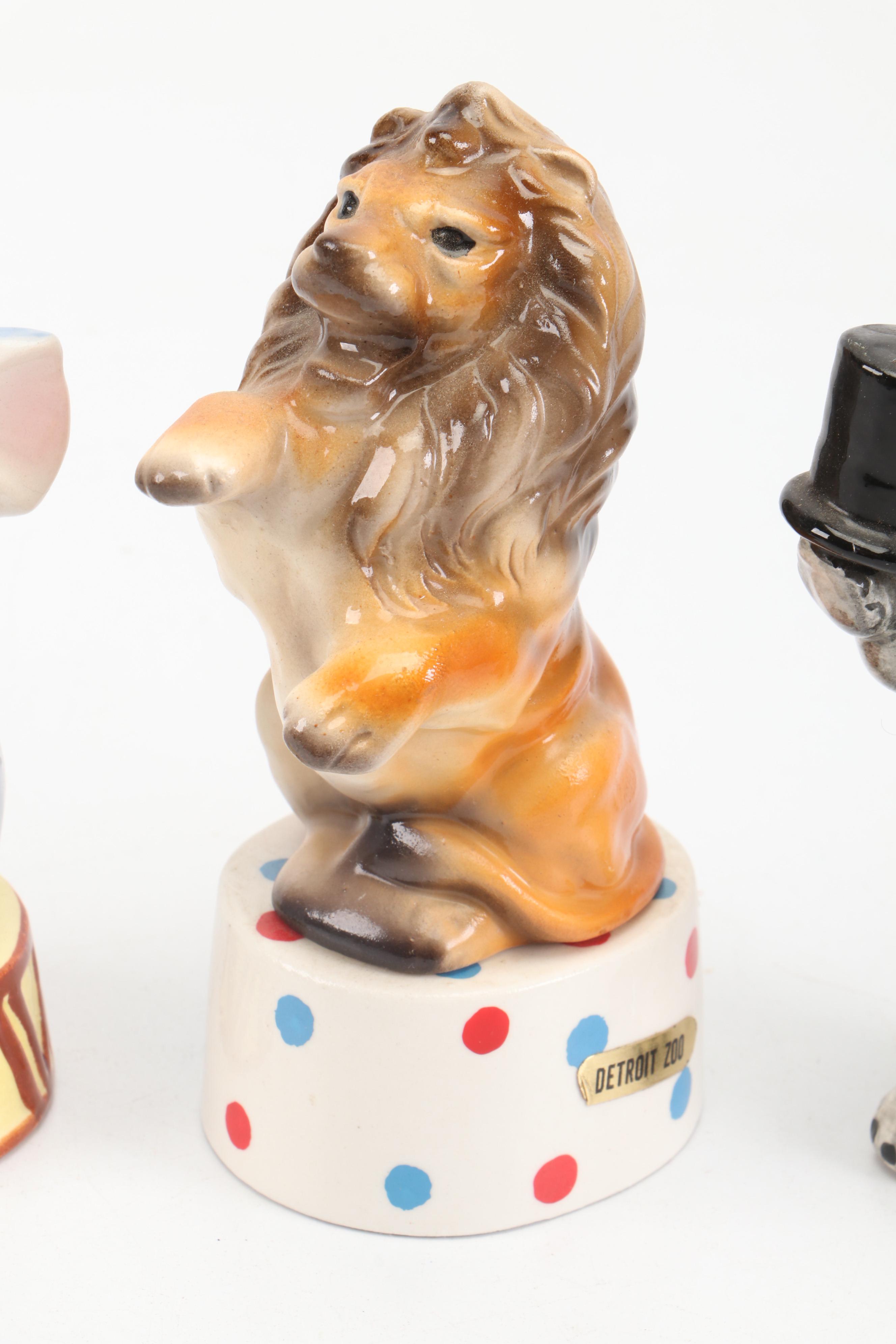 Norcrest Playful Seal Shaker Sets with Other Circus Themed Japanese Shakers