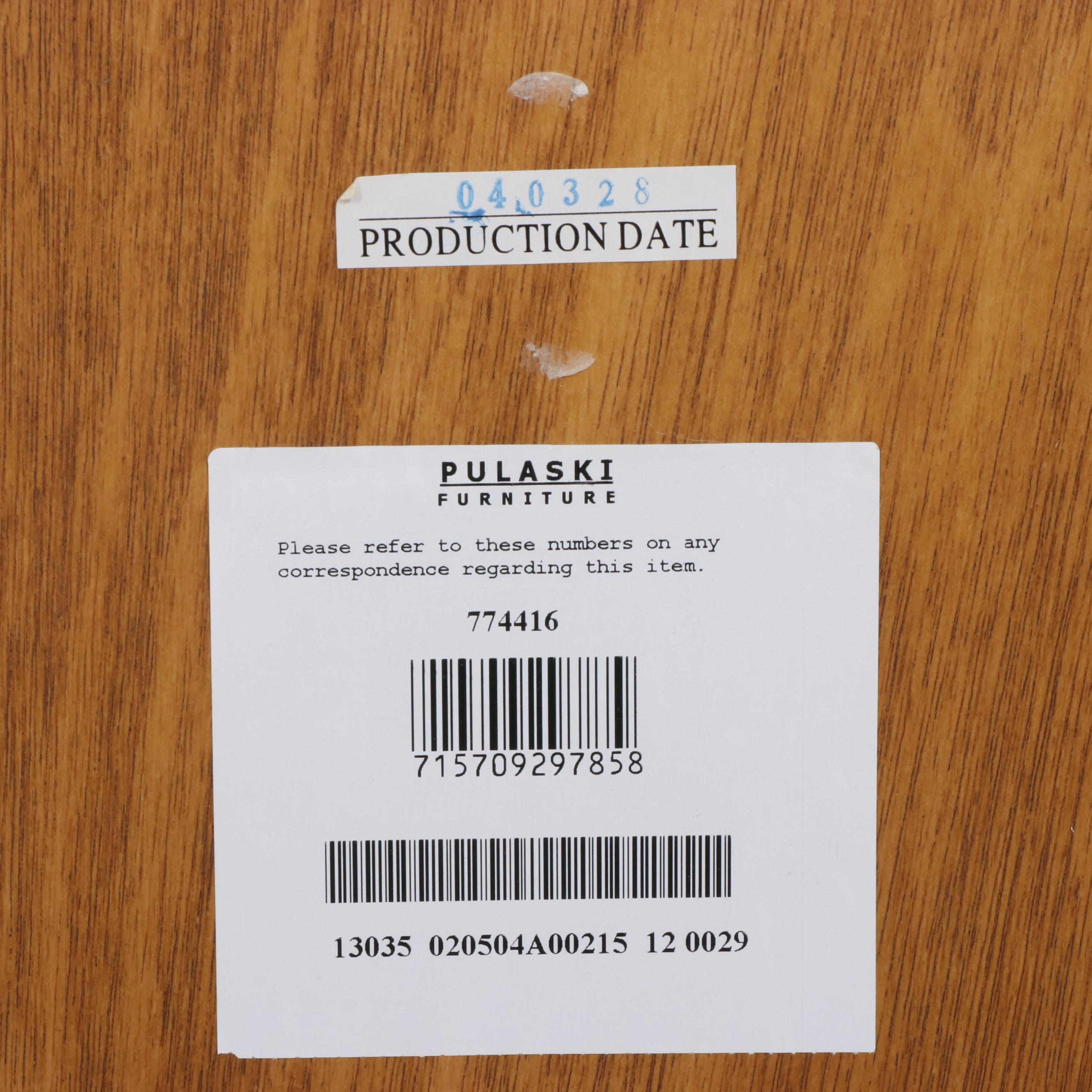 Pulaski "Antiques Roadshow" Faux-Bamboo Vanity Table with Stool