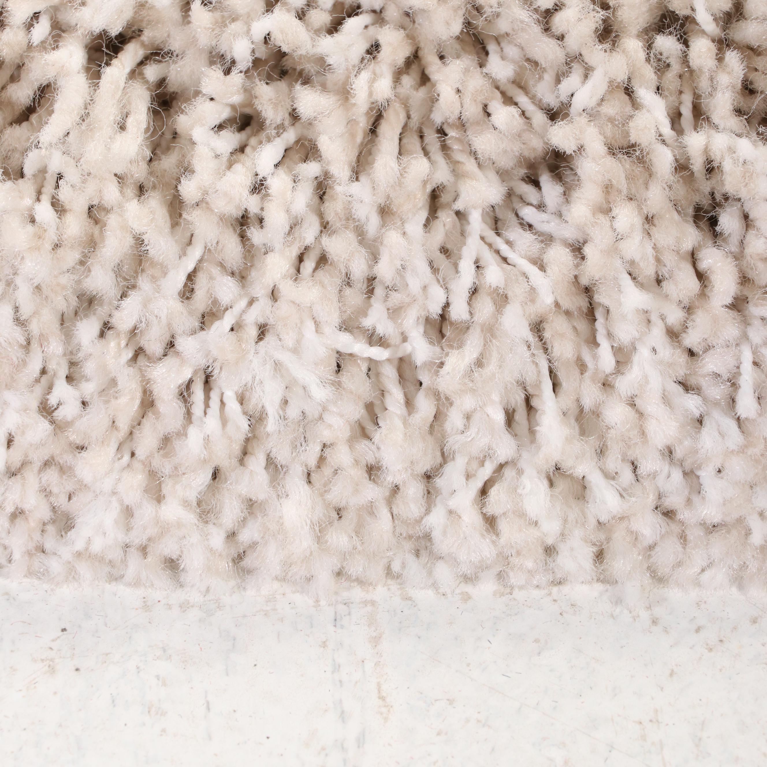 4'8 x 6'9 Machine-Made IKEA "Gåser" Shag Area Rug