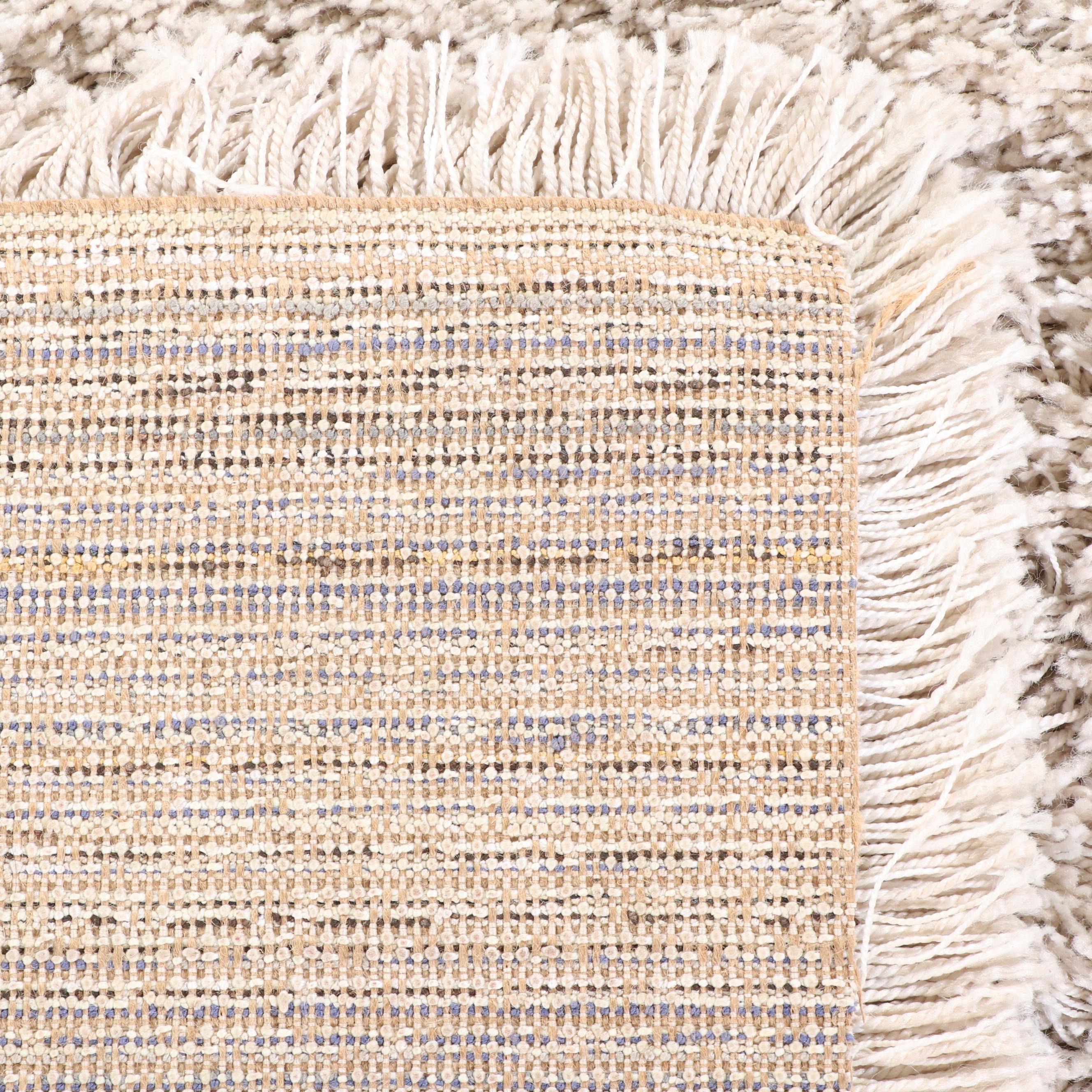 4'8 x 6'9 Machine-Made IKEA "Gåser" Shag Area Rug