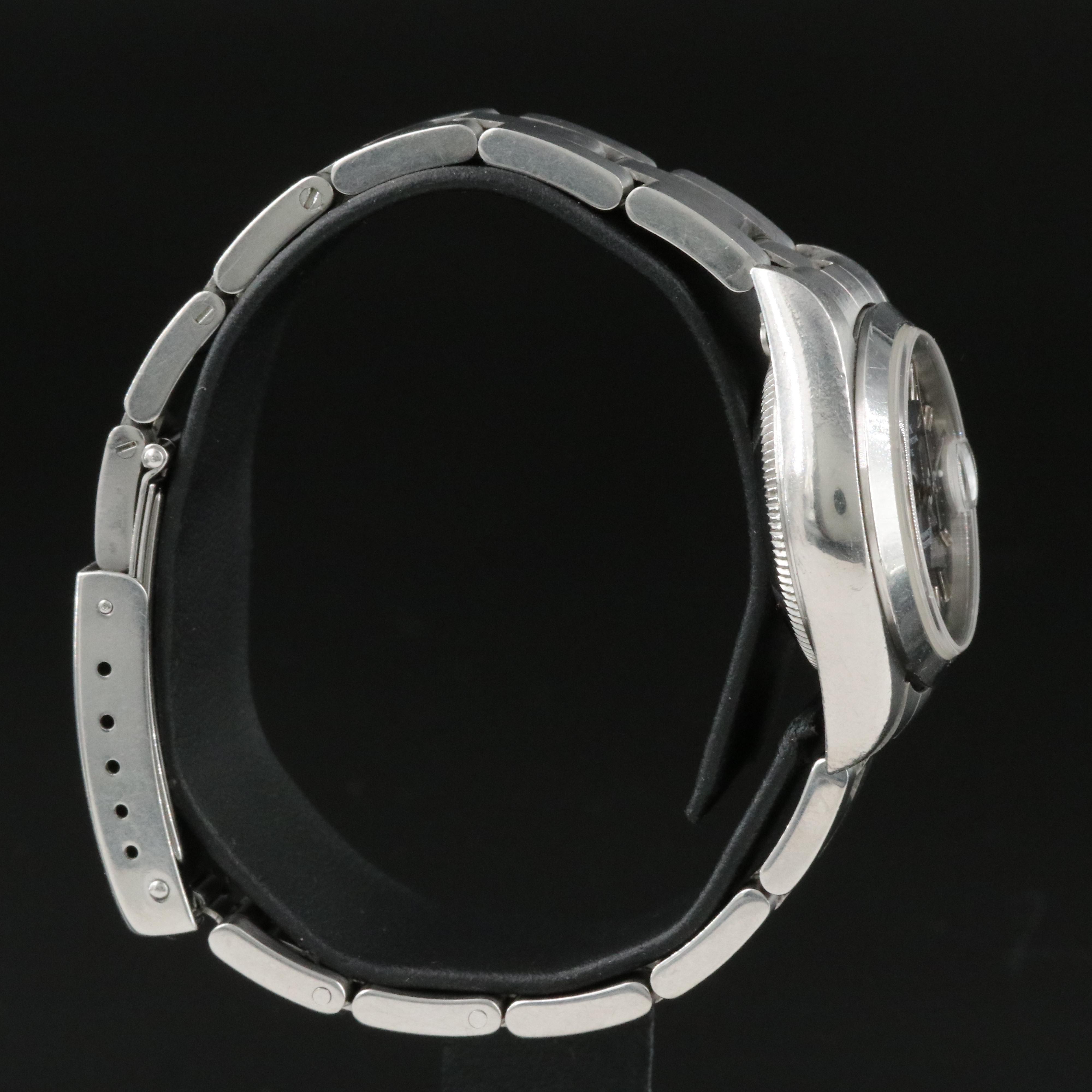 1999 Rolex Blue Dial Oyster Perpetual Date Watch