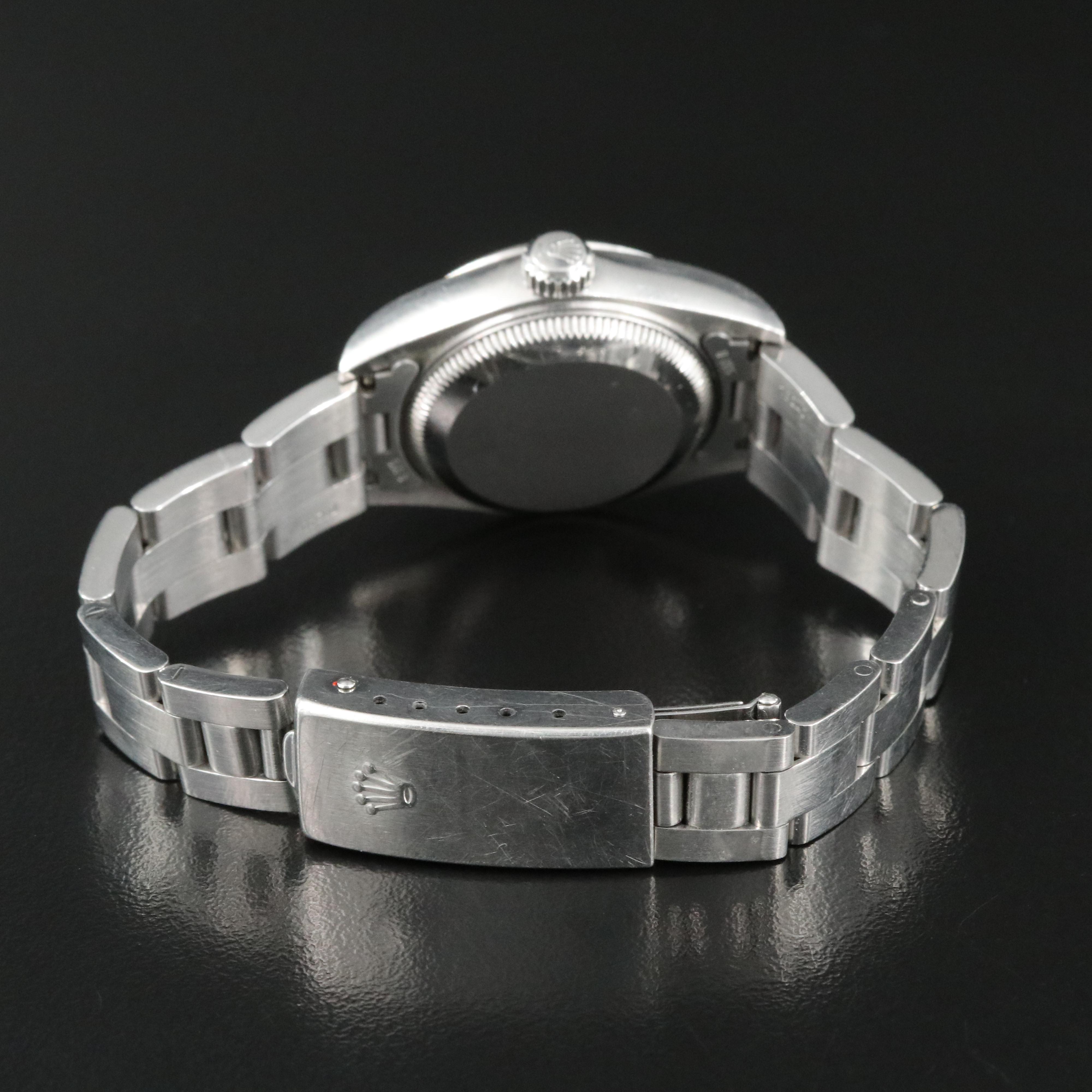 1999 Rolex Blue Dial Oyster Perpetual Date Watch