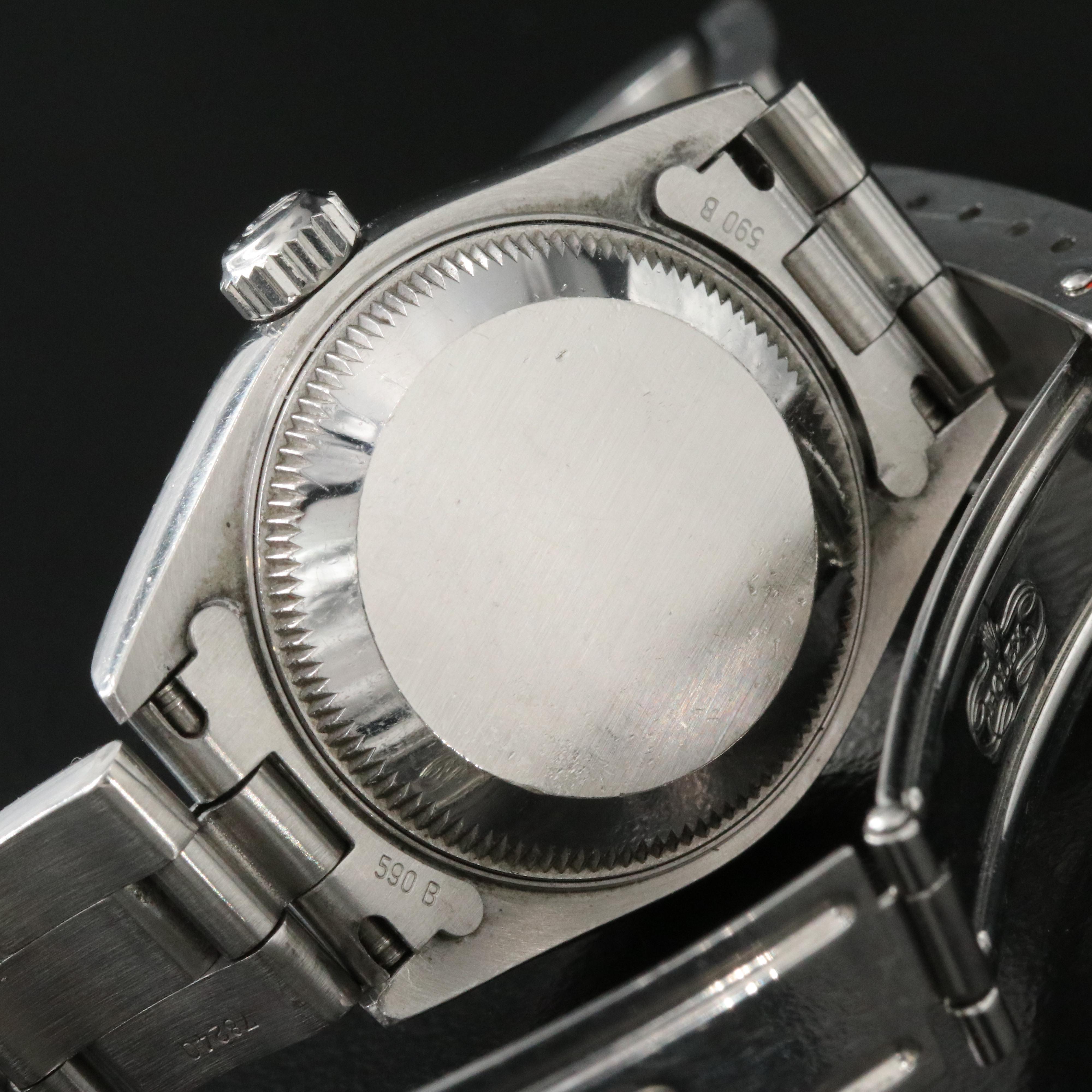 1999 Rolex Blue Dial Oyster Perpetual Date Watch