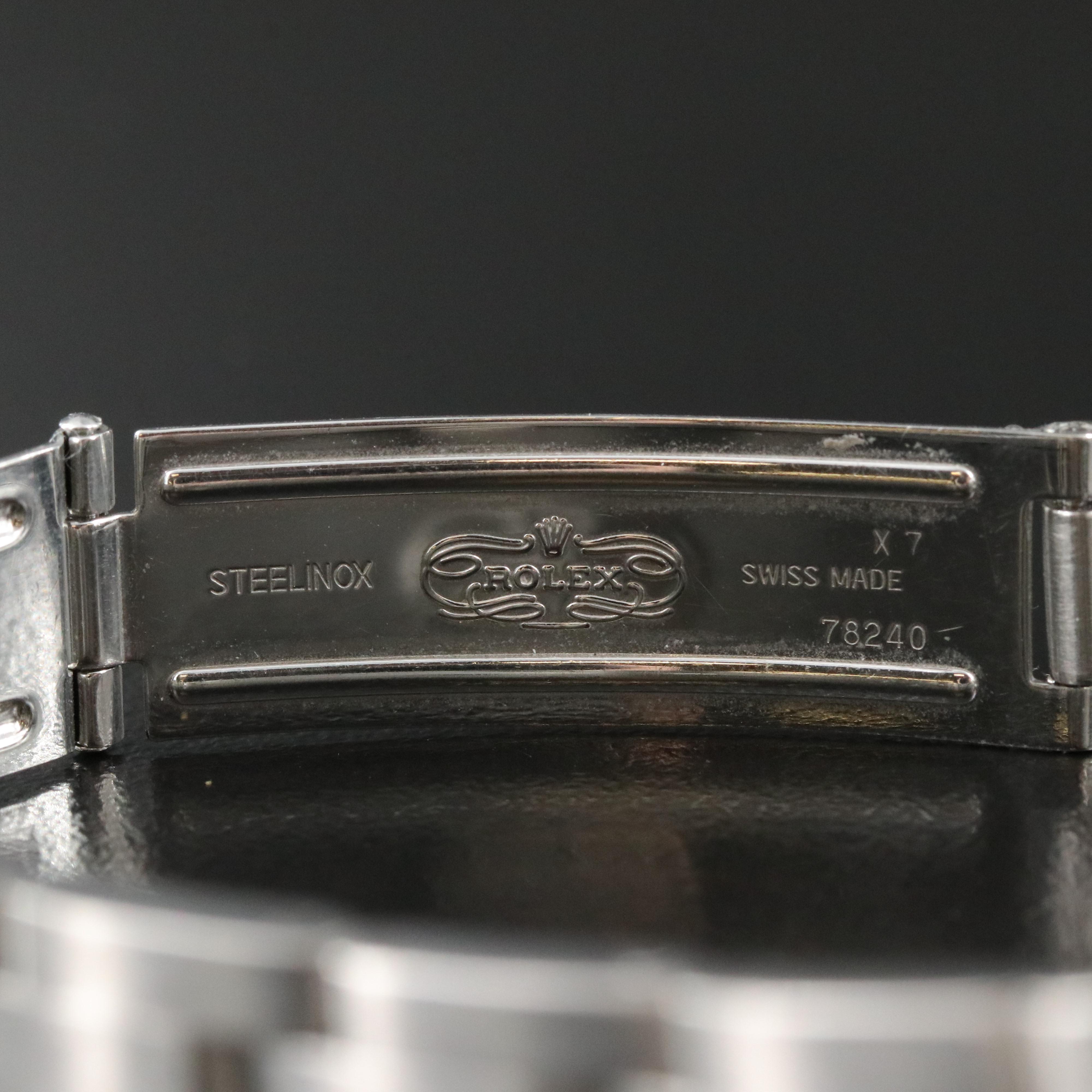 1999 Rolex Blue Dial Oyster Perpetual Date Watch