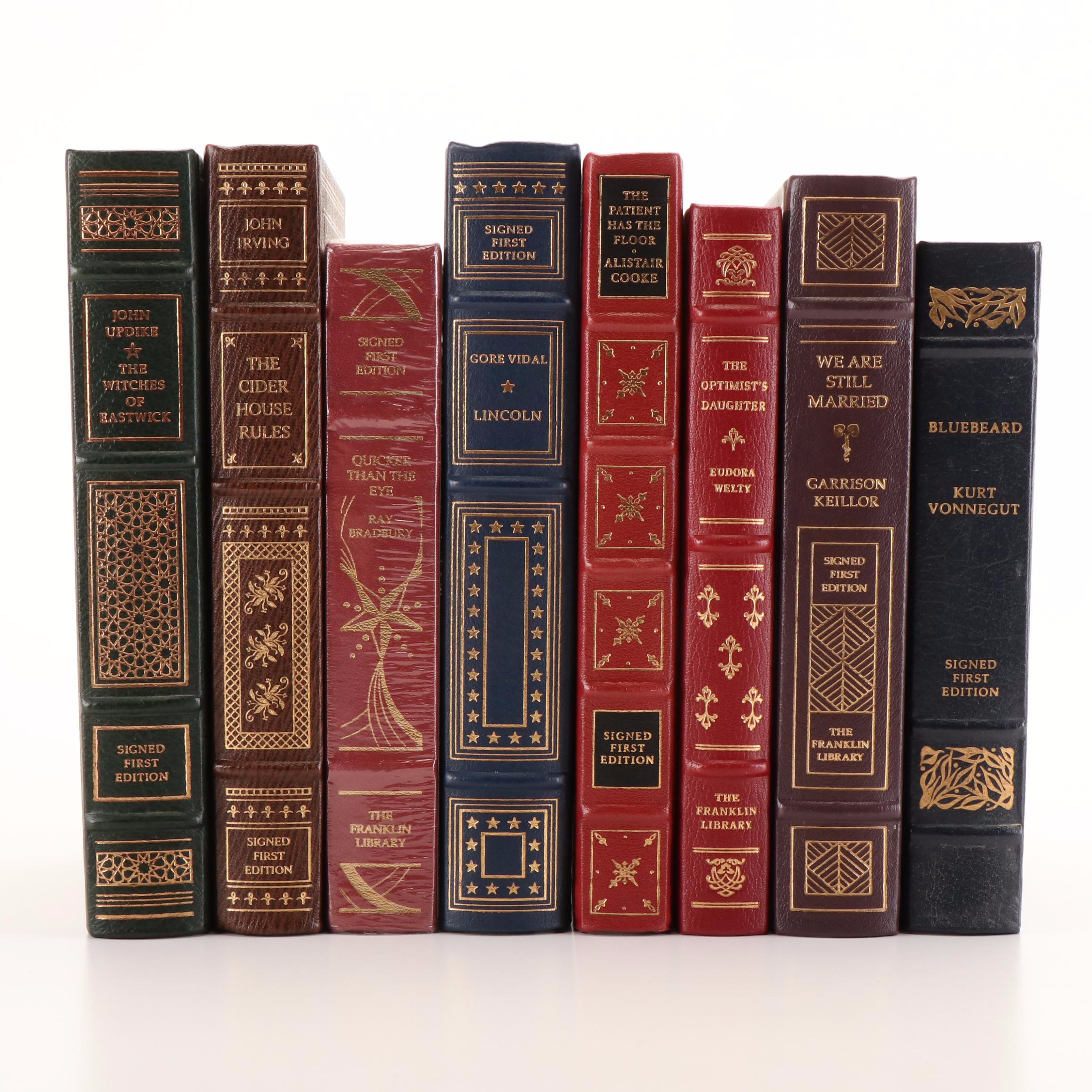 Franklin Library Signed "Quicker than the Eye" by Ray Bradbury and More Books