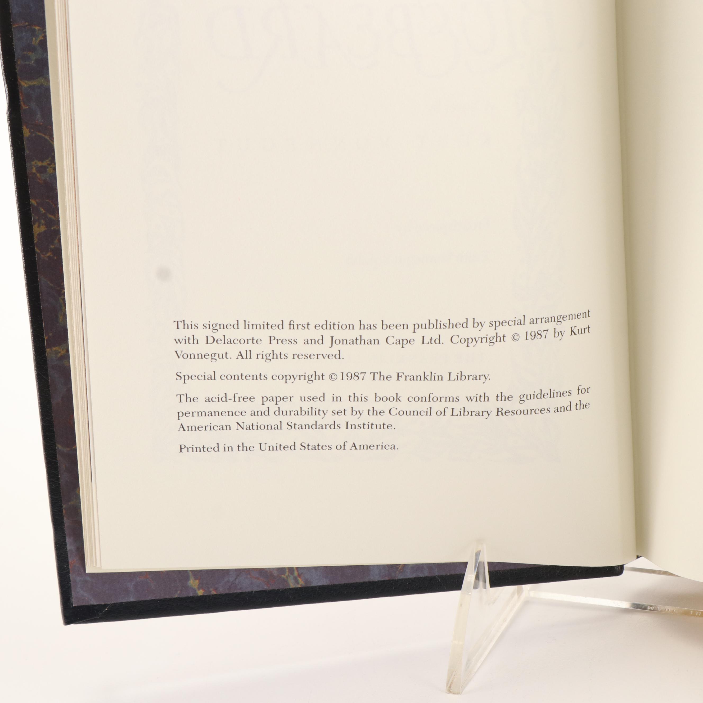 Franklin Library Signed "Quicker than the Eye" by Ray Bradbury and More Books