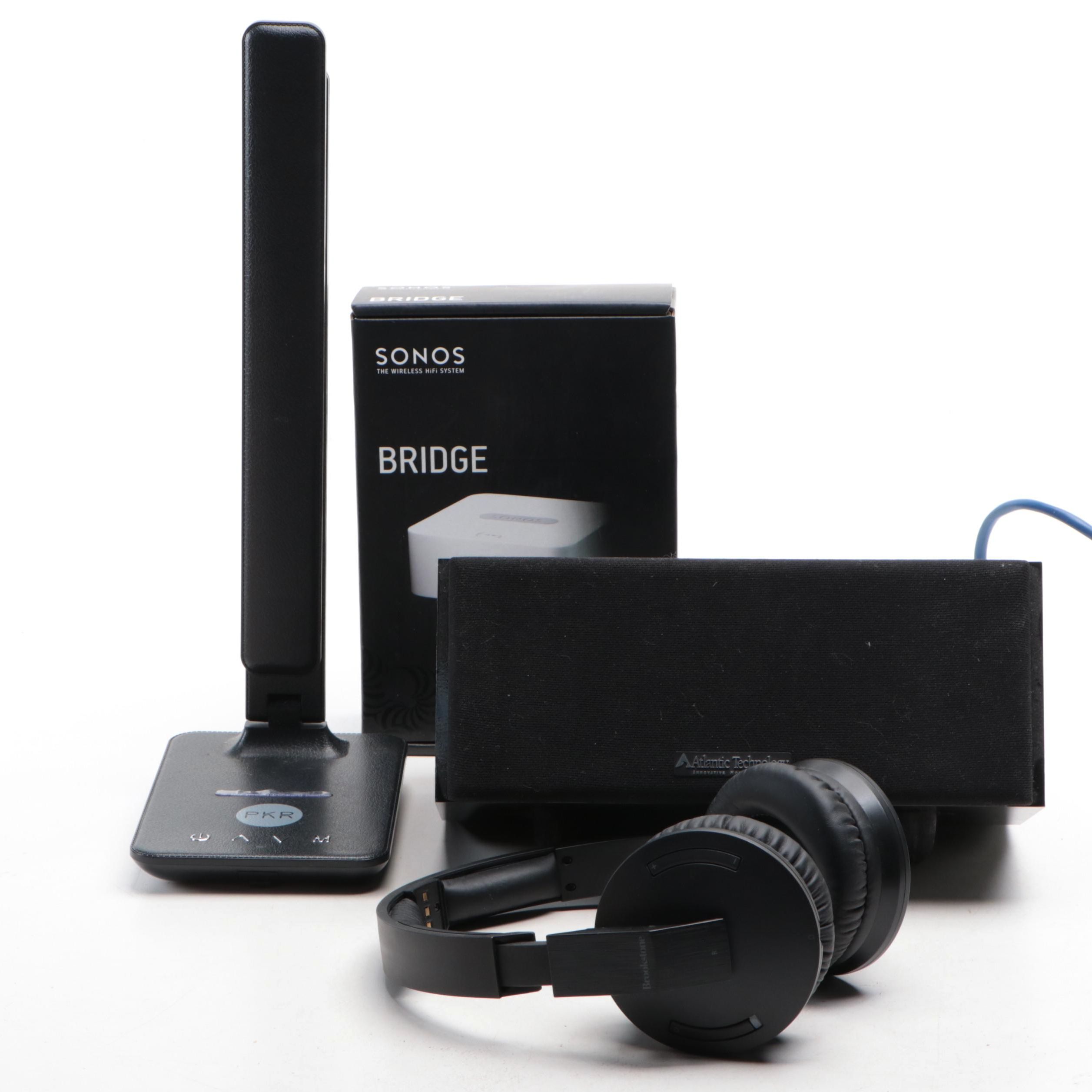 AVM LED Strip Light with Cordless Charging Dock, Brookstone Headphones and More