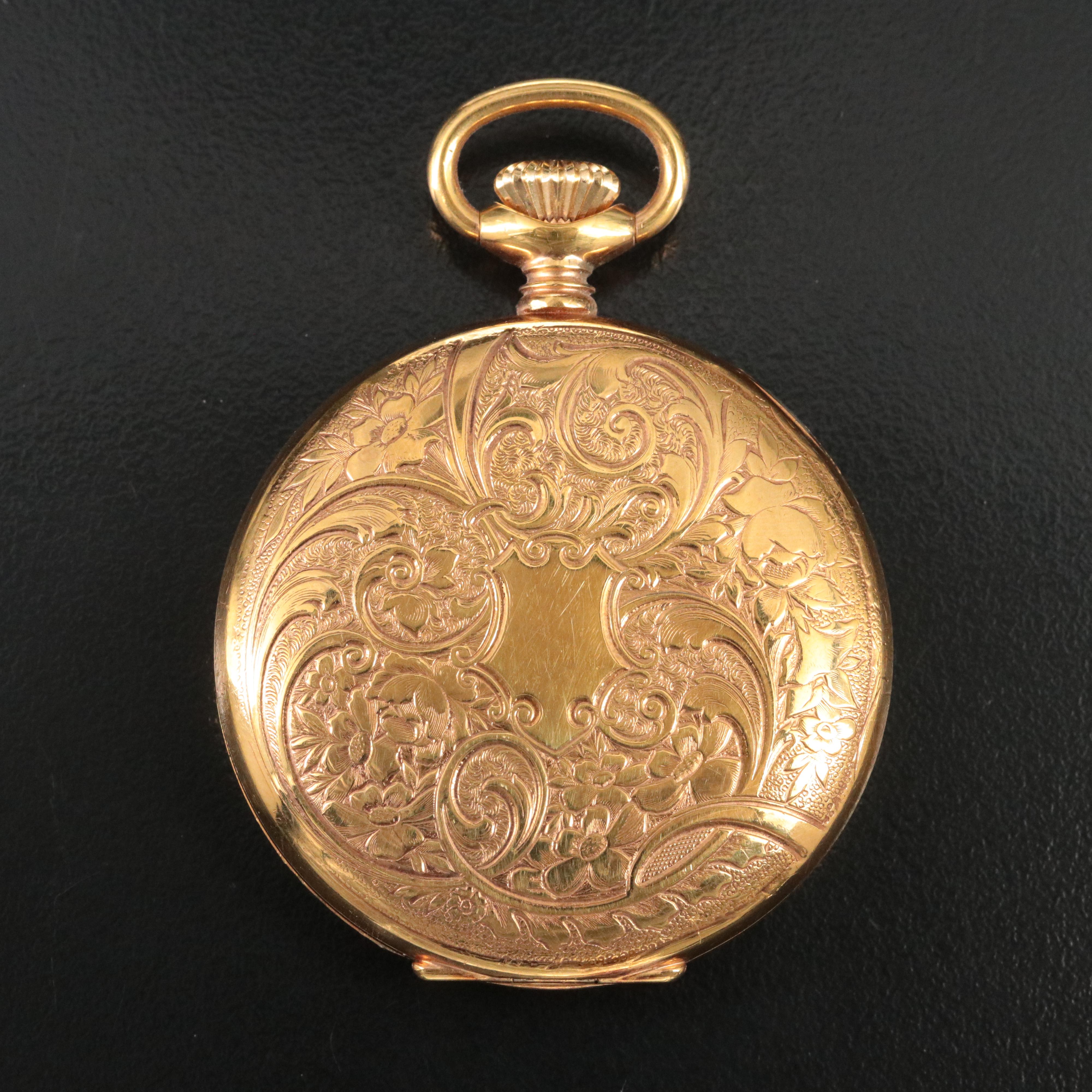 Rodania Swiss Equestrian Motif Hunting Case Pocket Watch