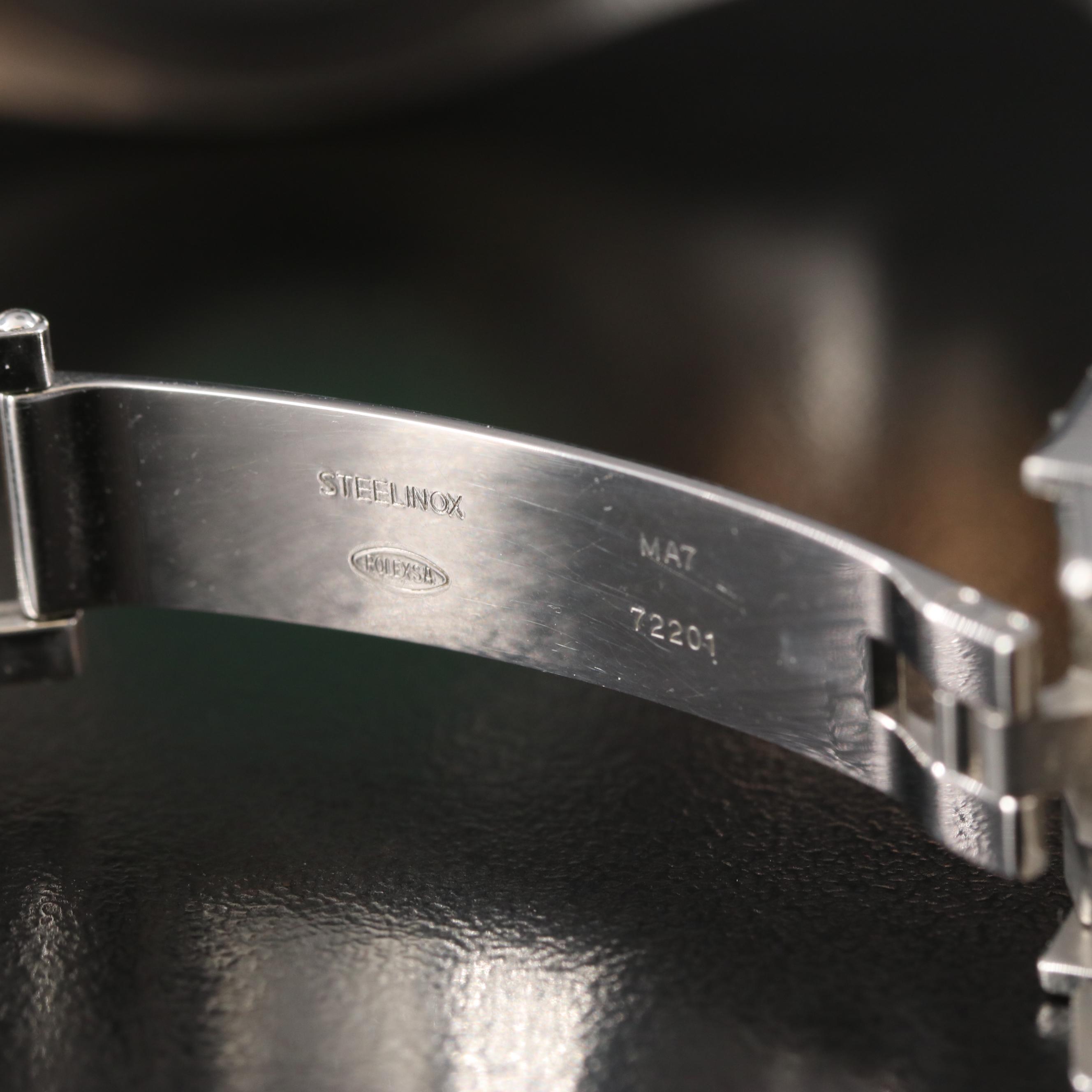 2005 Rolex Datejust Turn-O-Graph Black Dial Two-Tone Watch