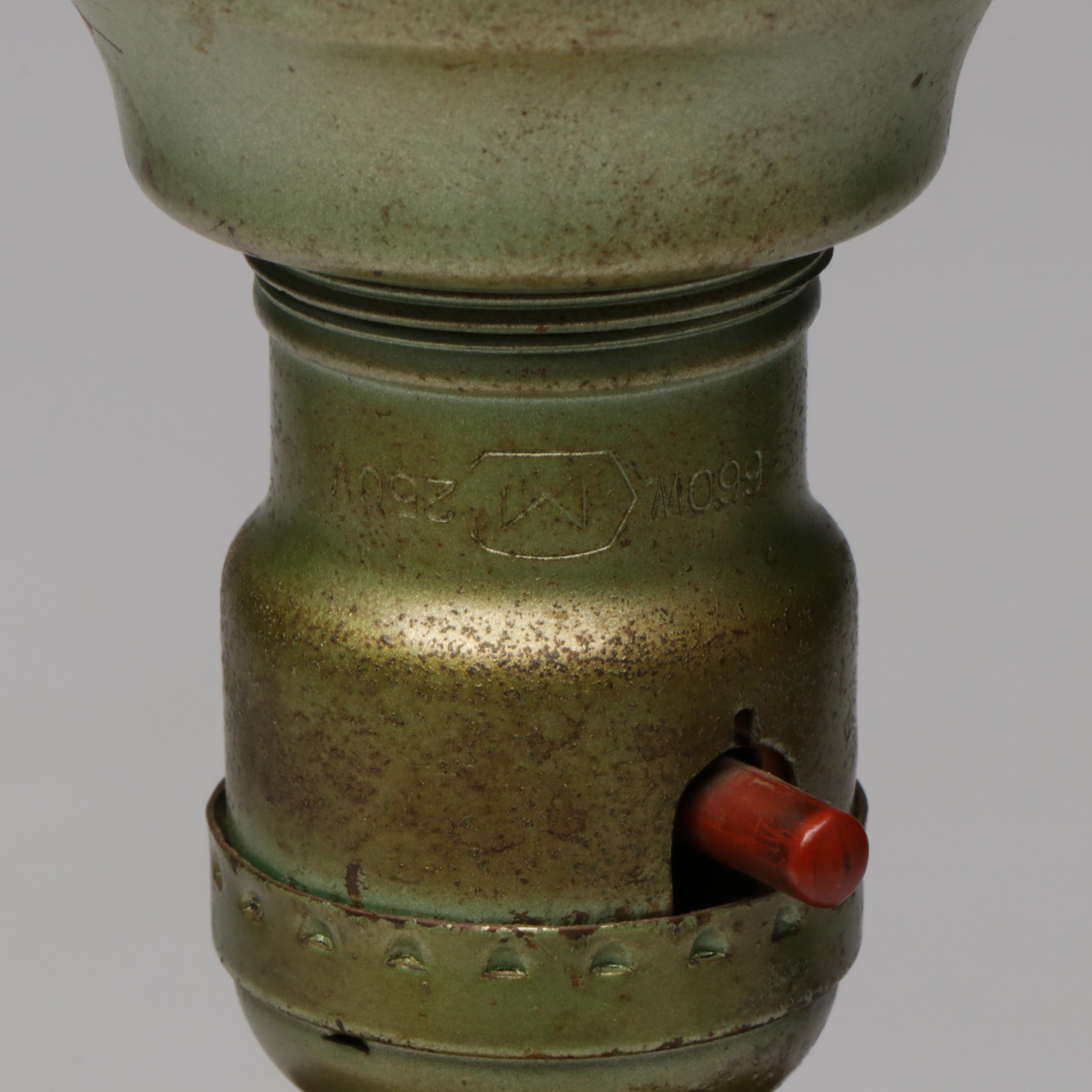 Coleman No. 150 Table Lamp with Wilmot Castle & Co. Copper Sterilizer