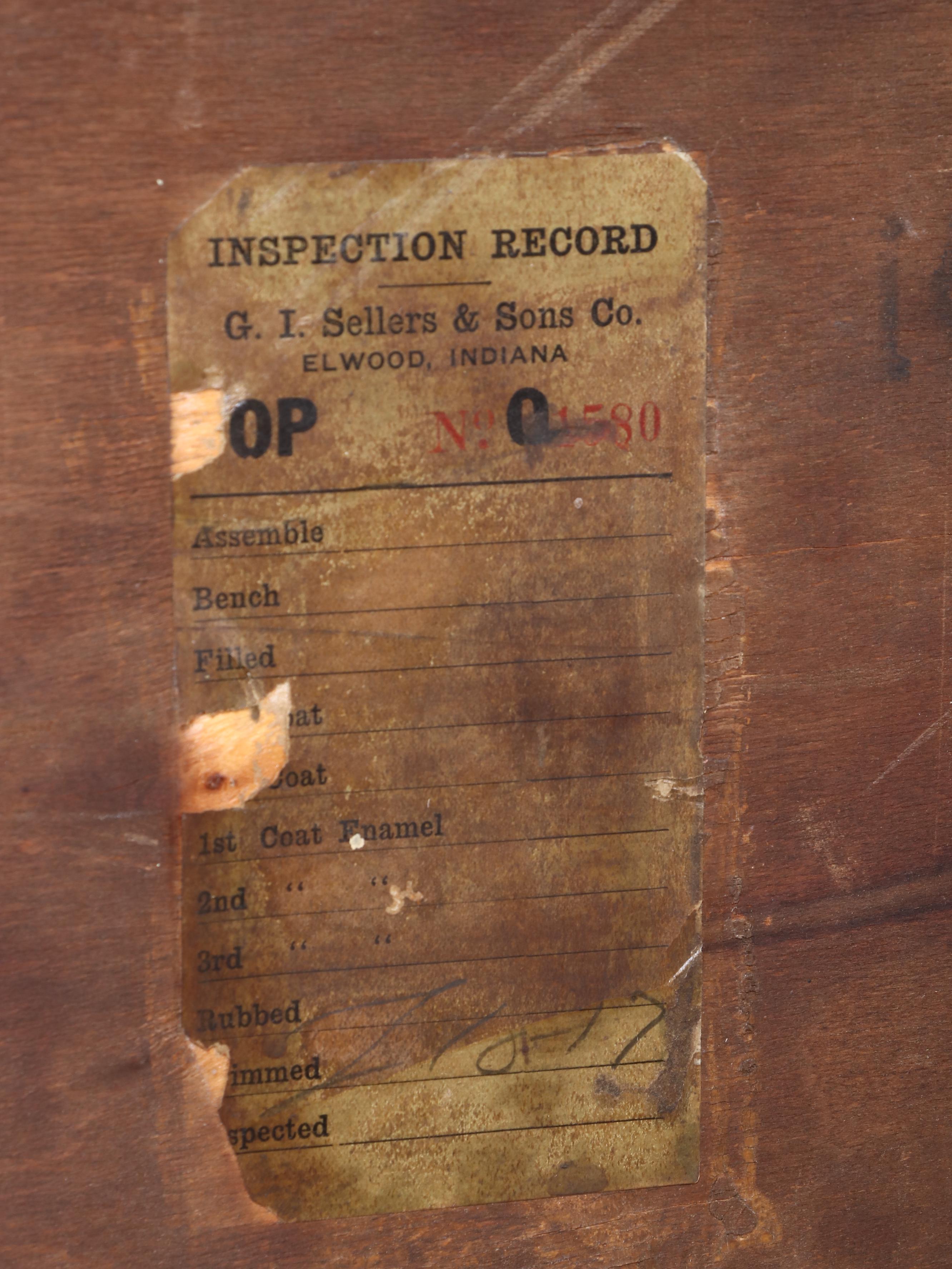 G. I. Sellers & Sons Co. Oak Kitchen Cabinet, Early to Mid-20th Century