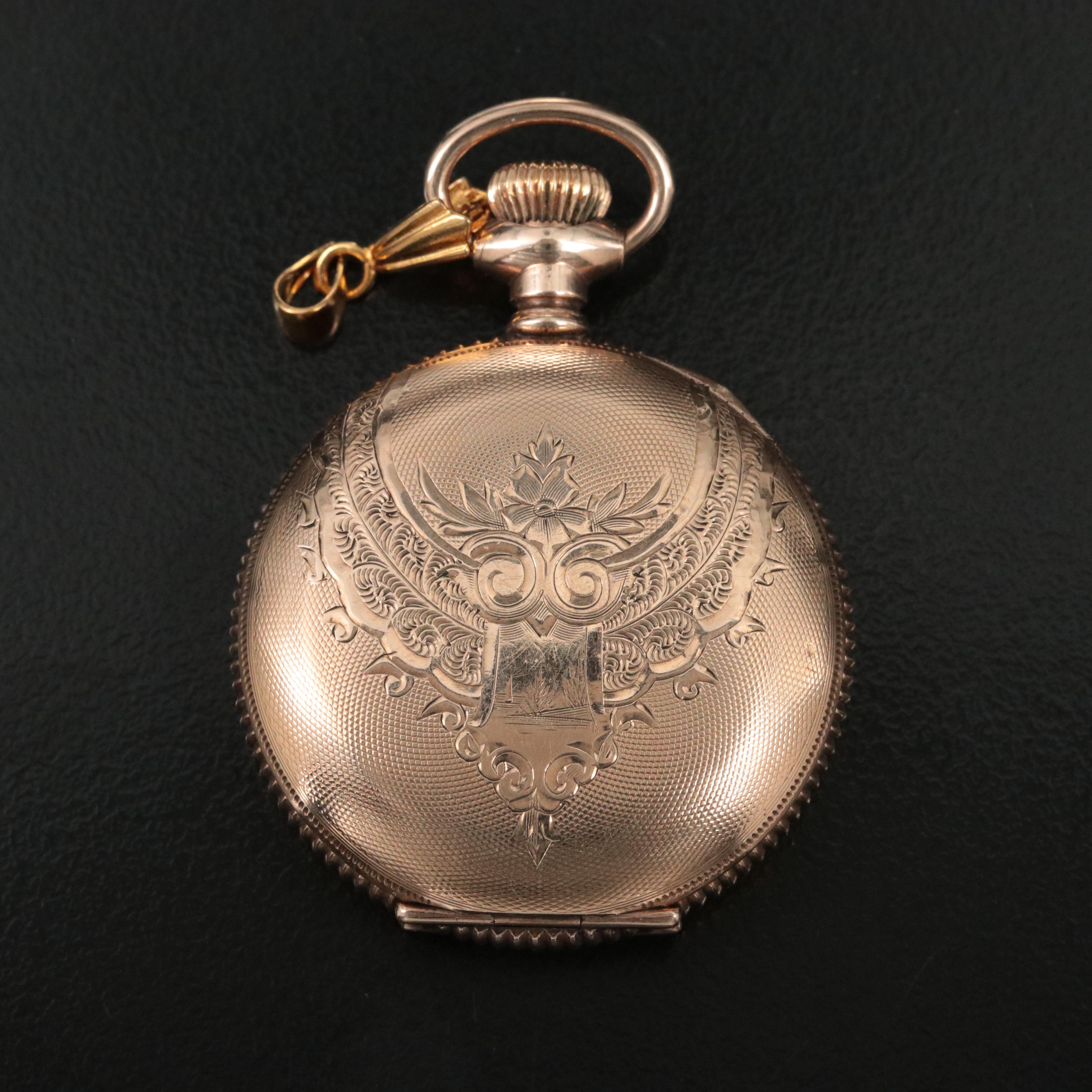 1899 Elgin Gold Filled Hunting Case Pocket Watch