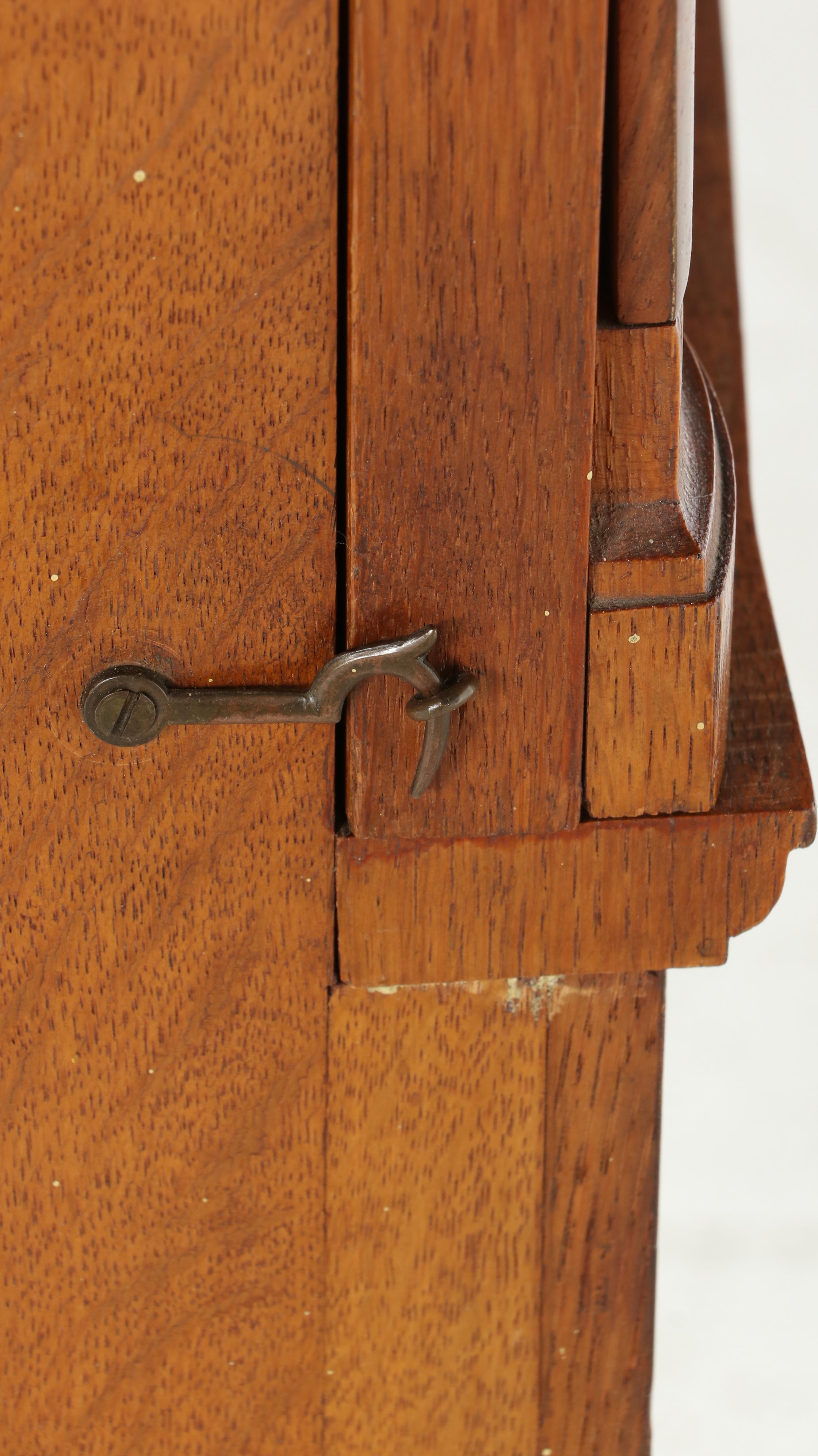 Junghans Art Deco Oak and Burl Walnut Tall Case Clock, Circa 1930