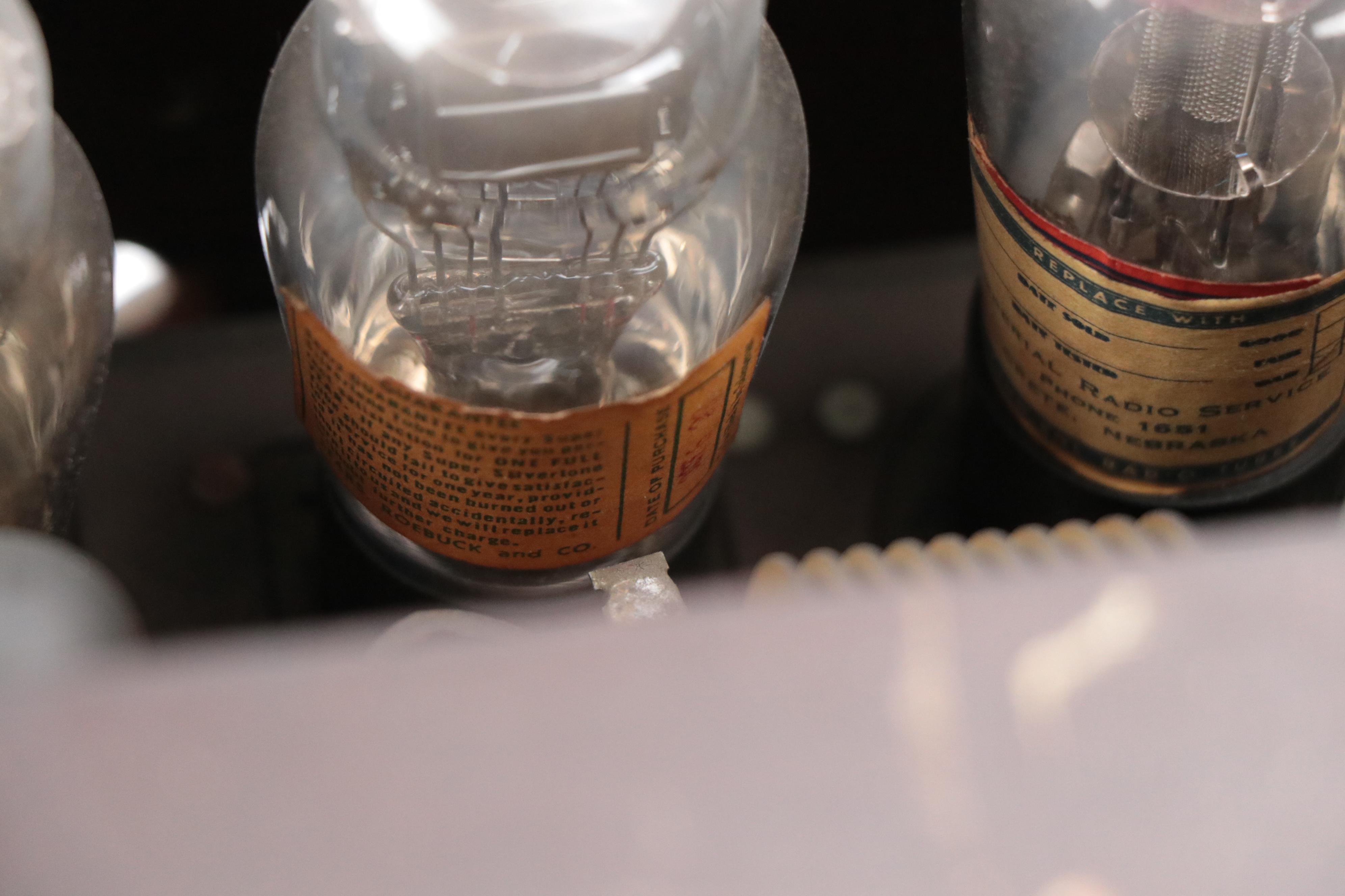 RCA Radiola EZ Tube Radio with Atwater Kent Horn Amplifier, Early to Mid-20th C