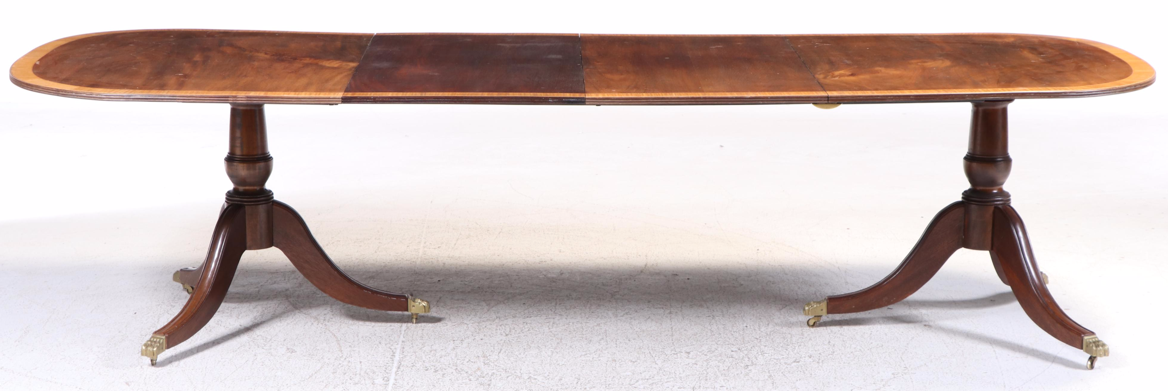 Eleven-Piece Colonial Style Dining Set, Incl. John Widdicomb