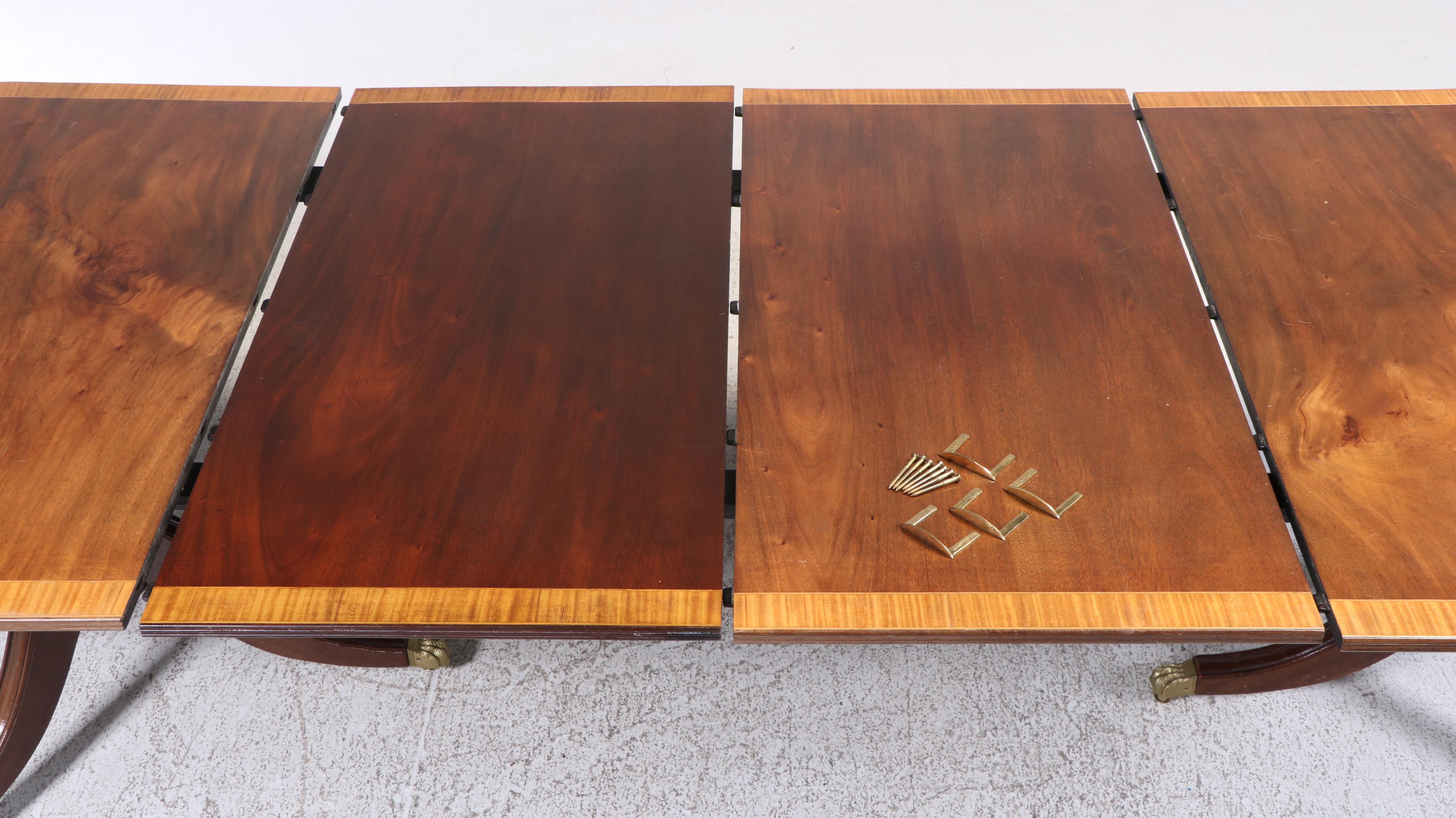 Eleven-Piece Colonial Style Dining Set, Incl. John Widdicomb