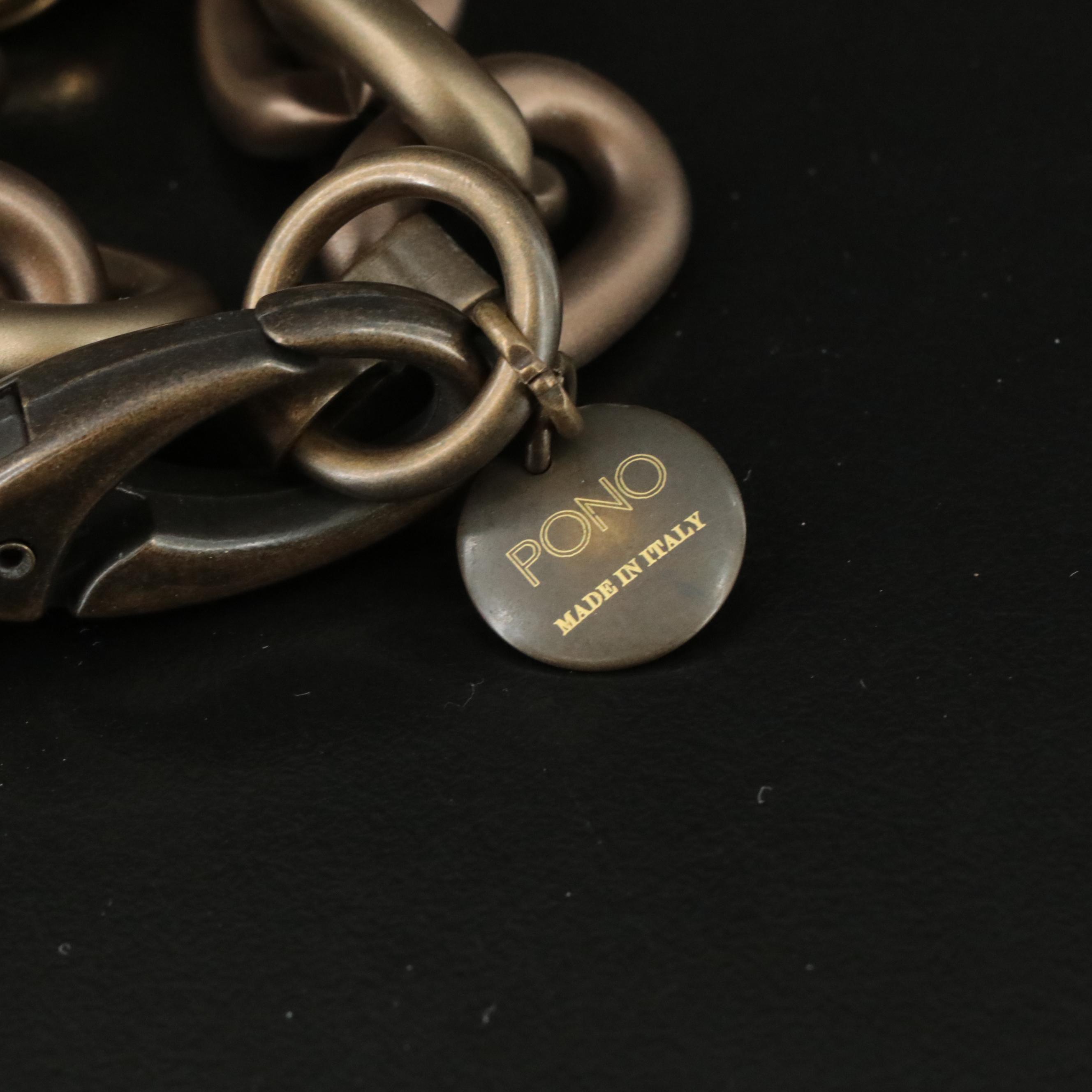 PONO by Joan Goodman Multi-Strand Mesh and Cable Link Necklaces