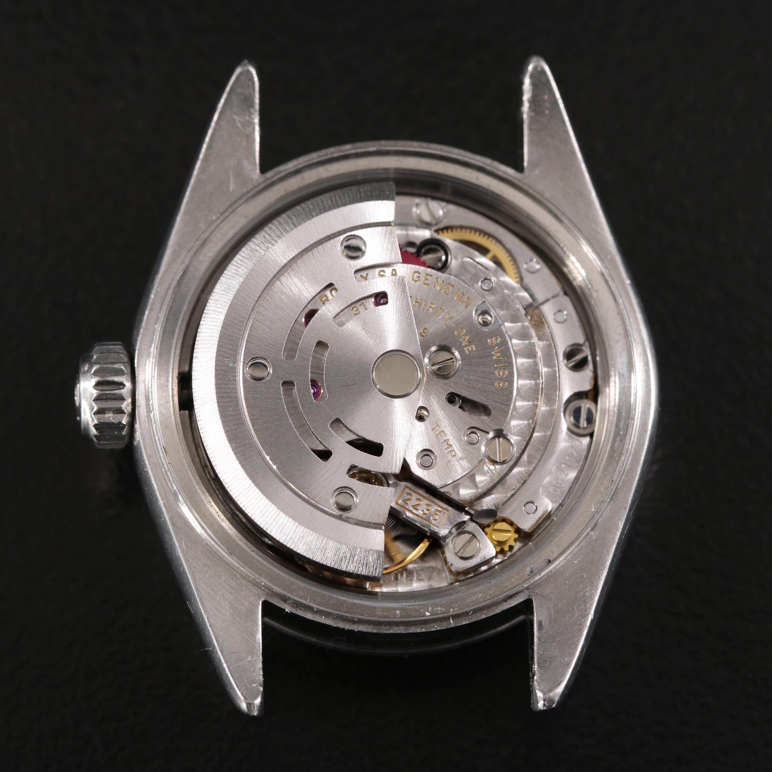 2000 Rolex Oyster Perpetual Blue Dial Date Watch