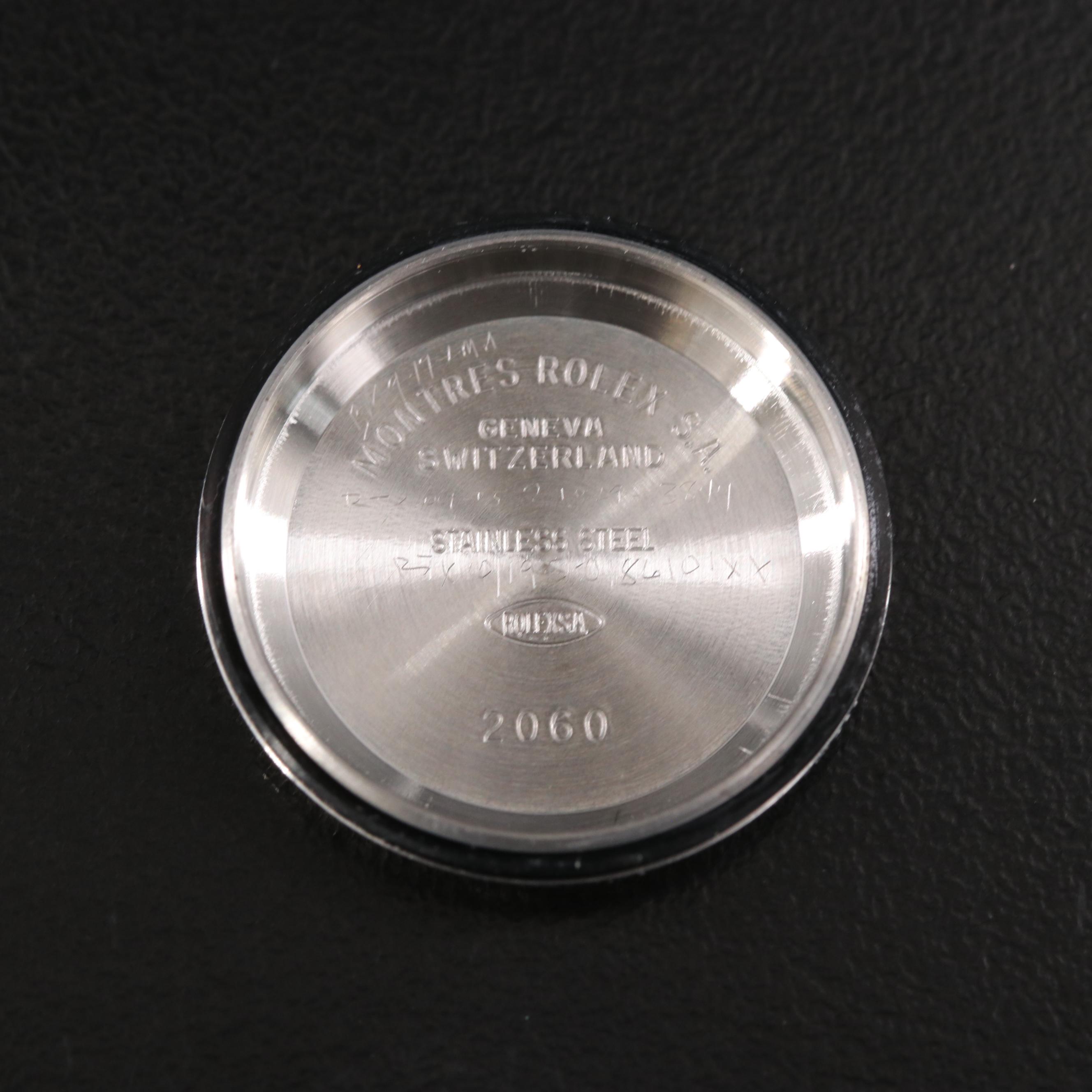 2000 Rolex Oyster Perpetual Blue Dial Date Watch