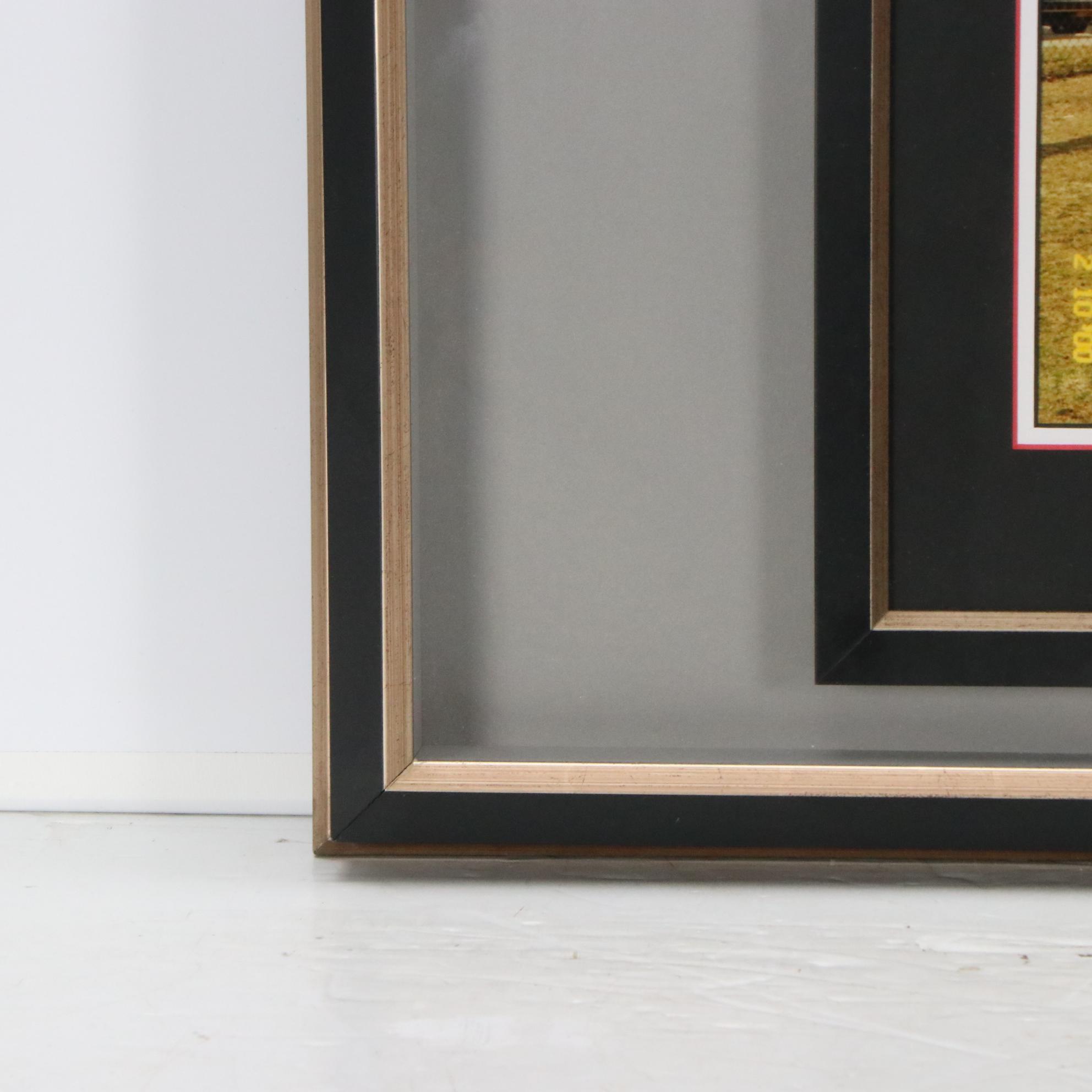 Brian Urlacher Game Used New Mexico Football Jersey with Signed Display