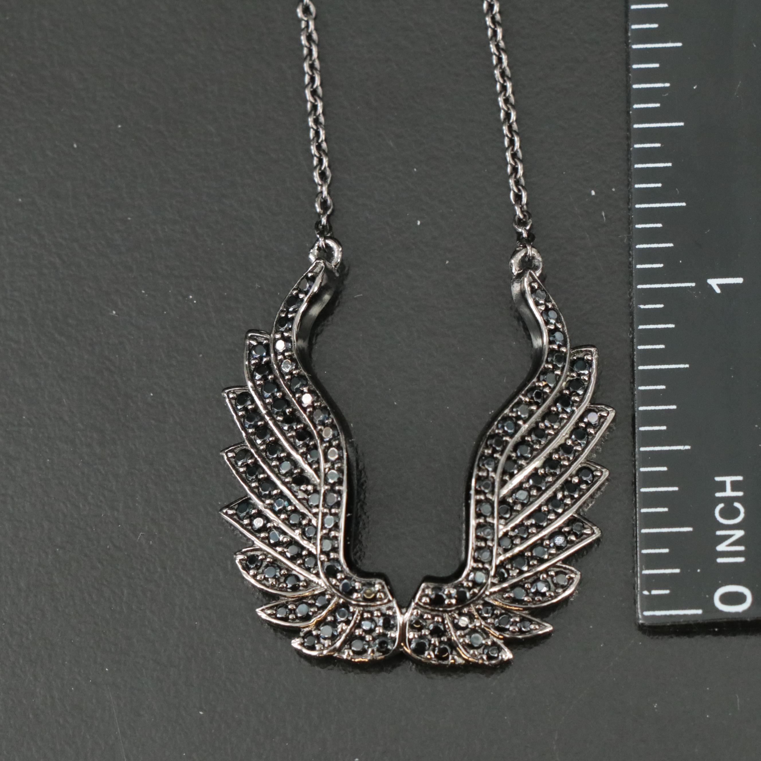 Sterling Rings and Necklace Including Filled Corundum, Labradorite and Zircon