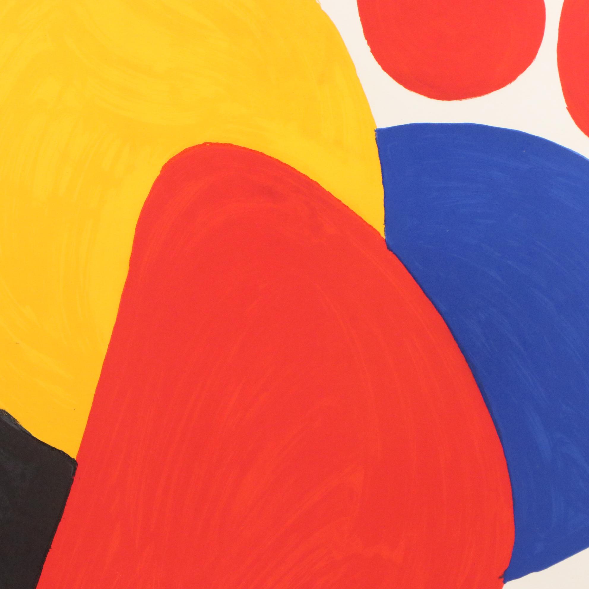 Alexander Calder Color Lithograph "Boomerang," 1974