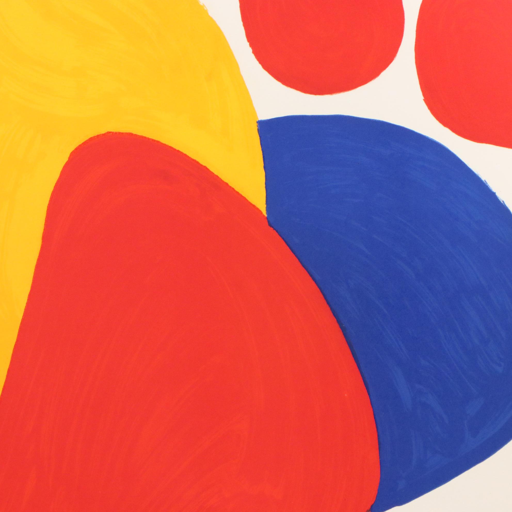 Alexander Calder Color Lithograph "Boomerang," 1974