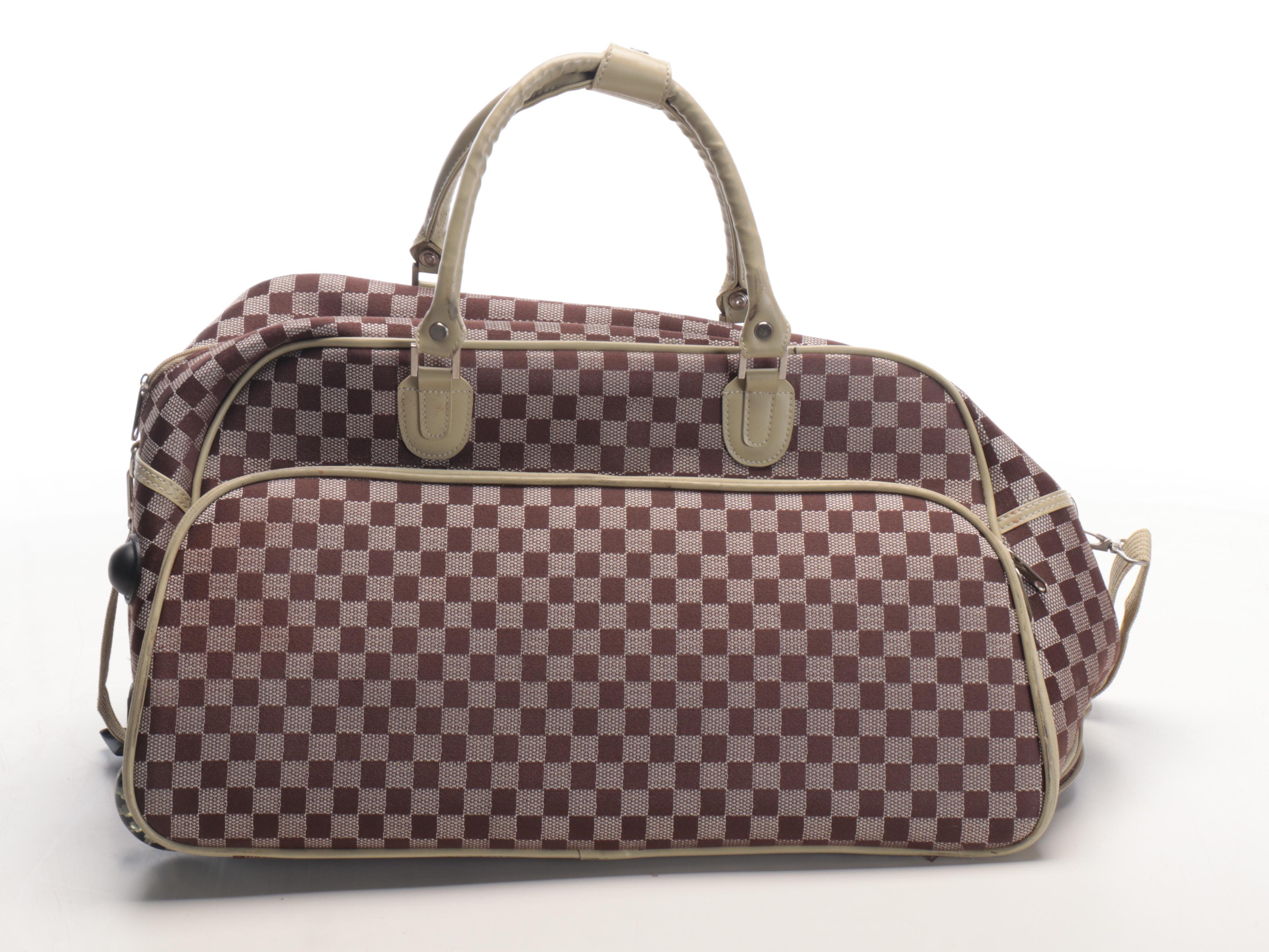 Benjamin Jordan Rolling Travel Bag and Other Hard Case Suitcase