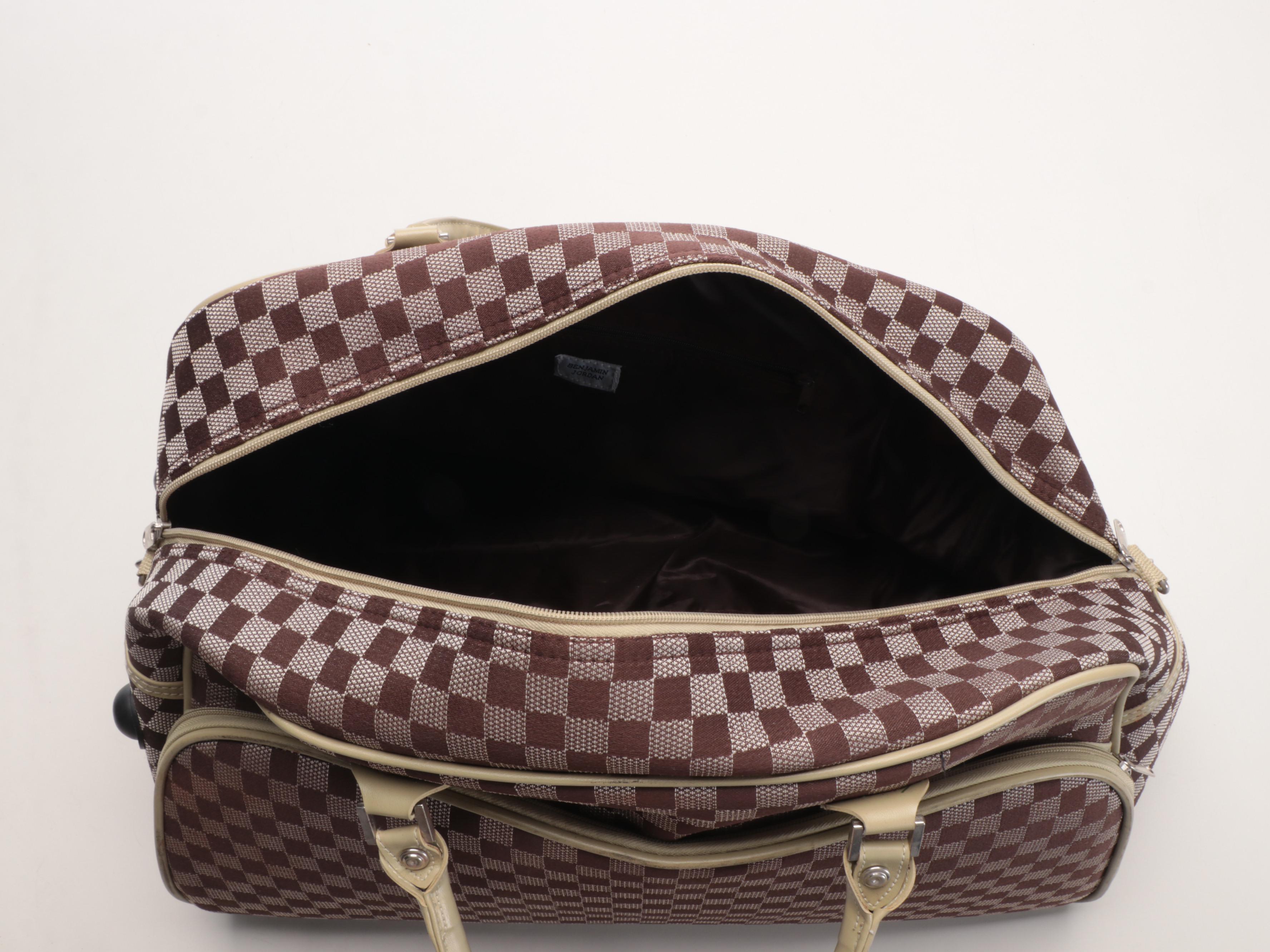 Benjamin Jordan Rolling Travel Bag and Other Hard Case Suitcase