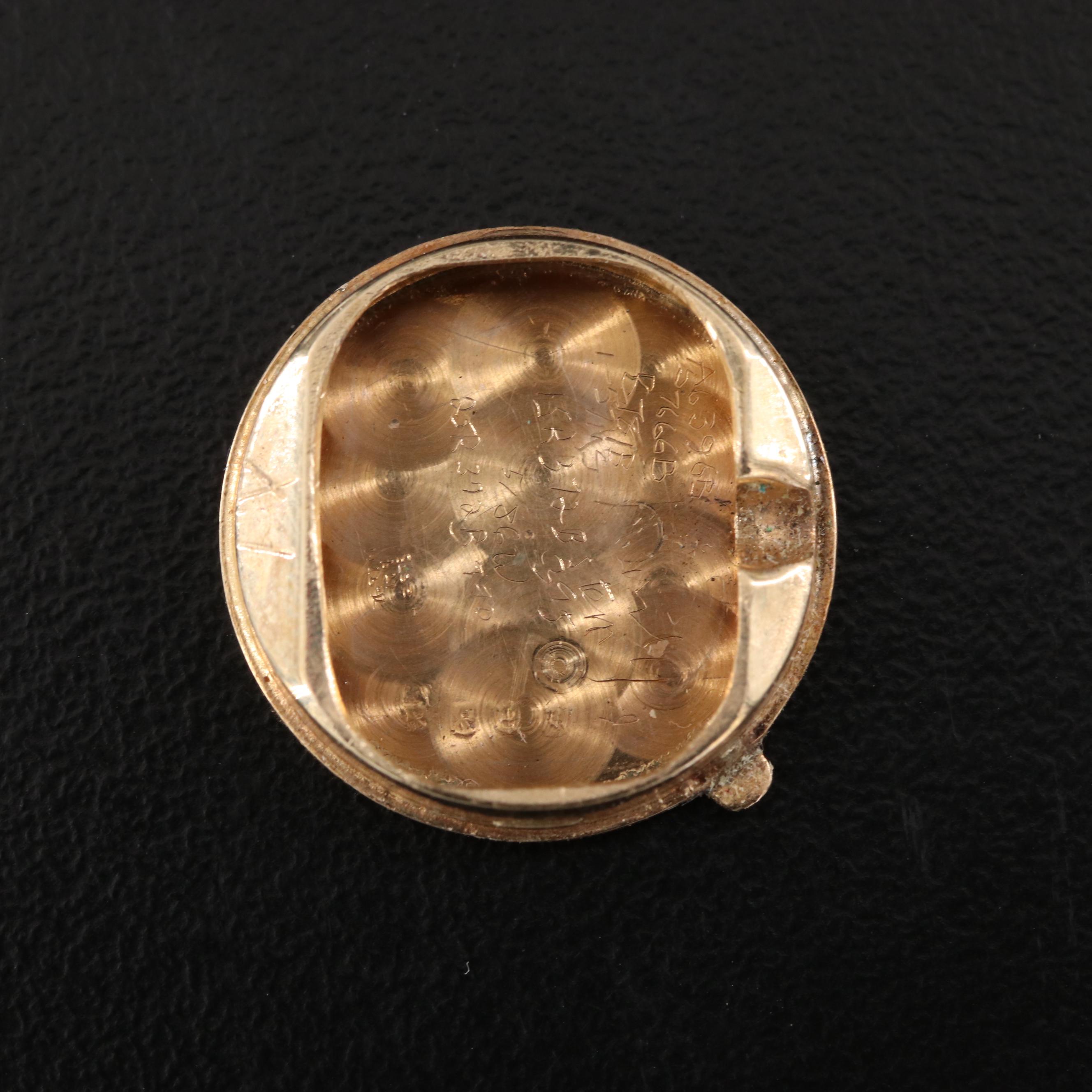 Hammerman Brothers 14K Lucien Piccard Stem Wind Watch