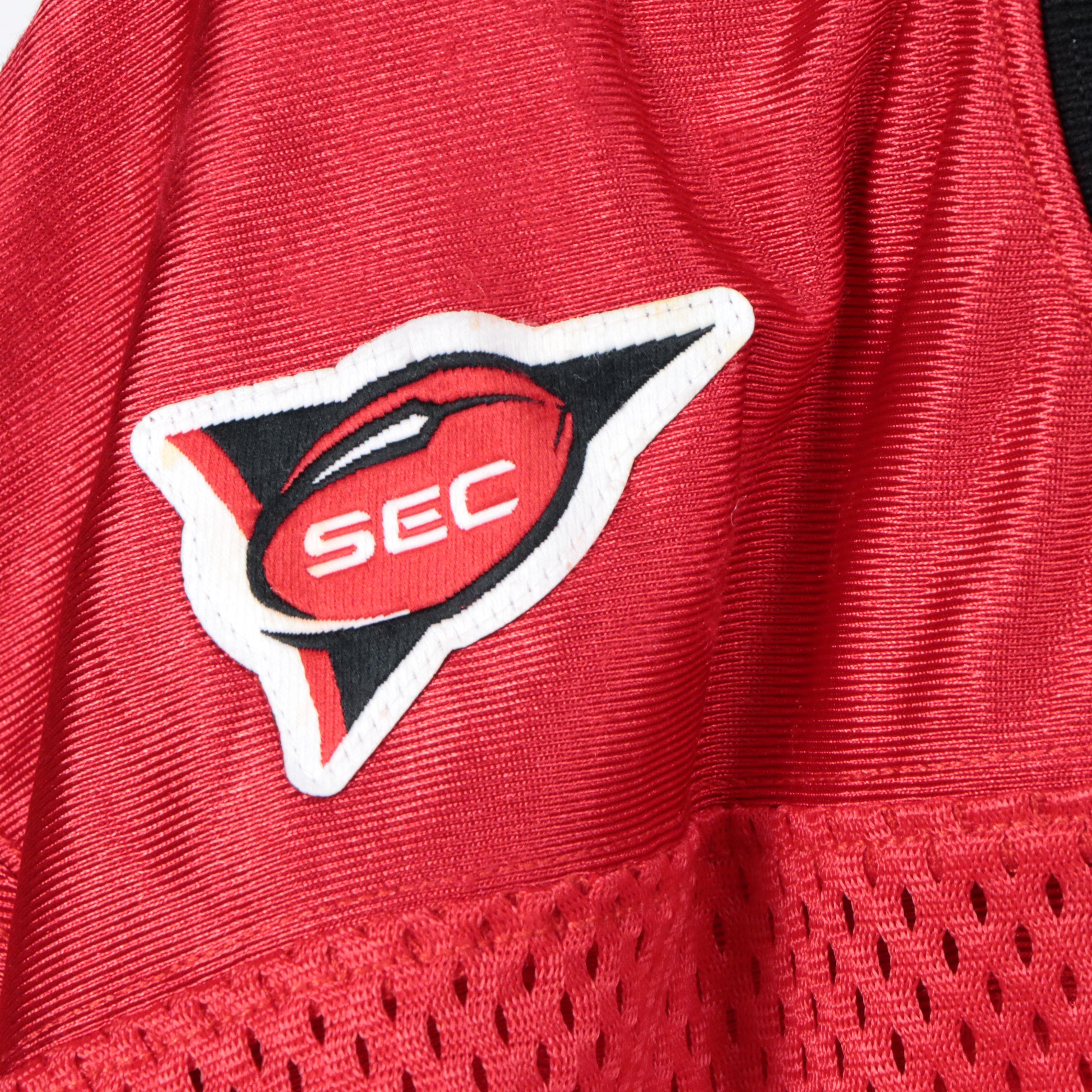 Jonas Jennings Game Worn and Player Worn Football Jerseys